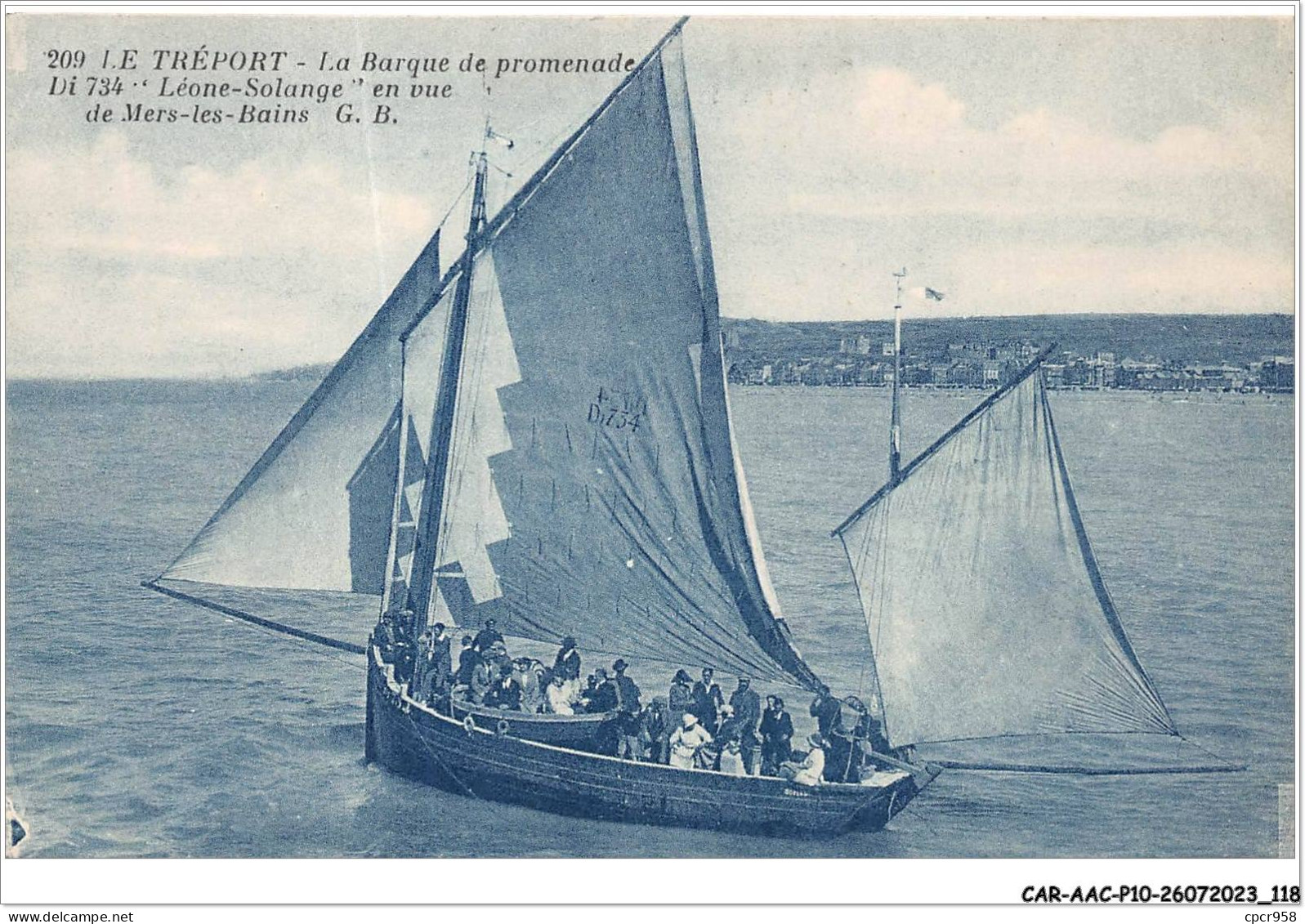 CAR-AACP10-76-0885 - LE TREPORT - La Barque De Promenade - Le Treport