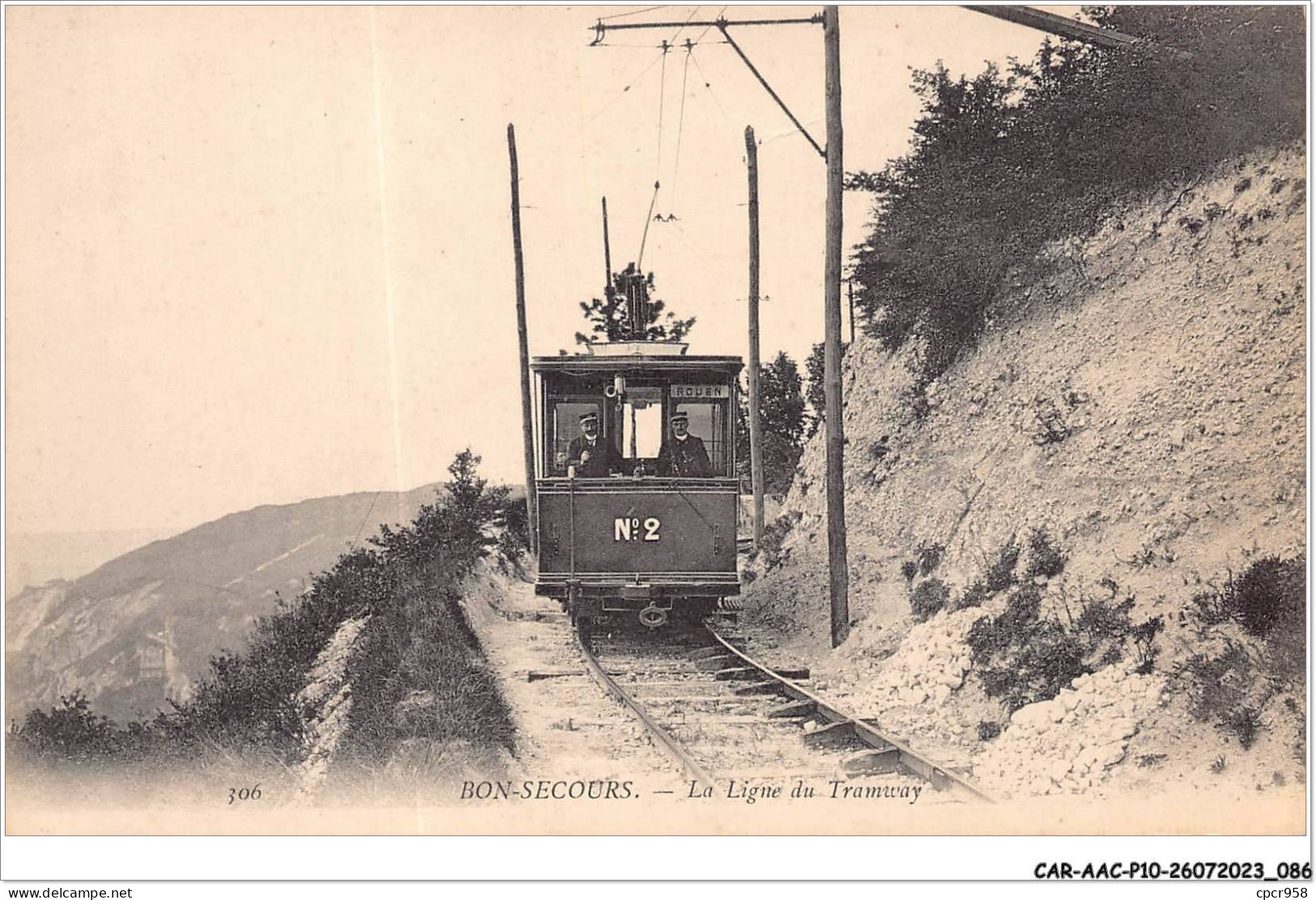 CAR-AACP10-76-0869 - BONSECOURS - La Ligne Du Tramway - Bonsecours