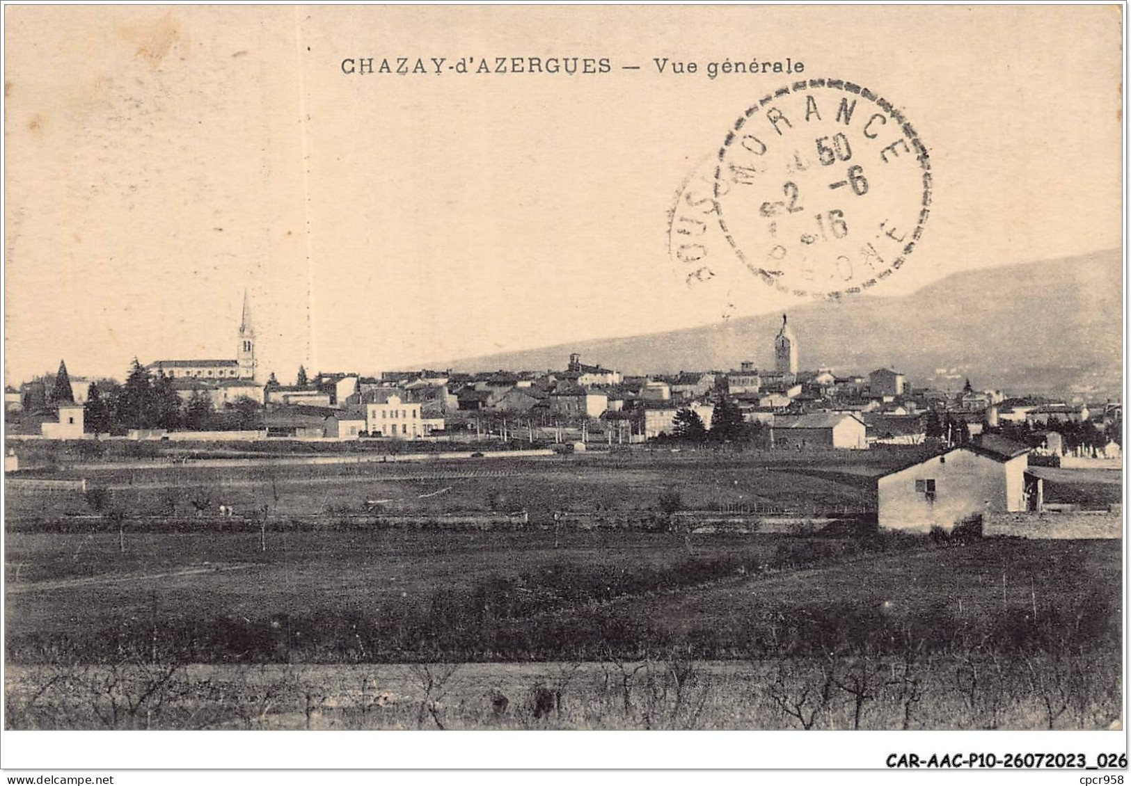 CAR-AACP10-69-0839 - CHAZAY-d'AZERGUES - Vue Generale - Sonstige & Ohne Zuordnung