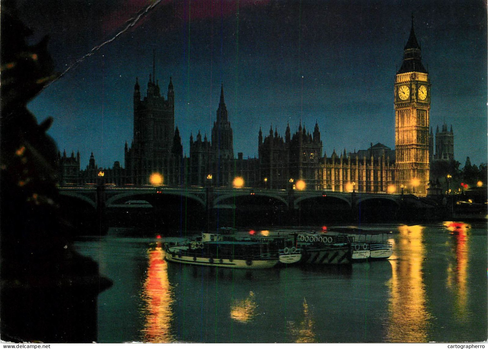 Navigation Sailing Vessels & Boats Themed Postcard Parliament House Thames Cruise Ship - Segelboote