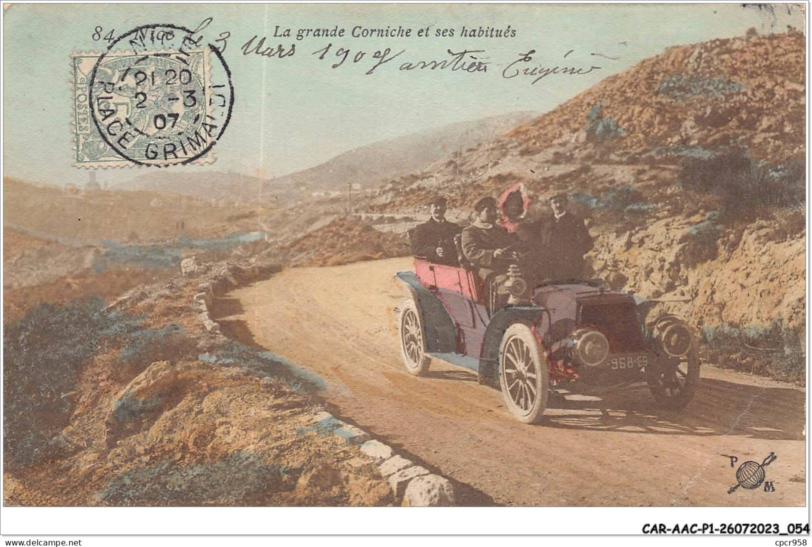 CAR-AACP1-06-0028 - NICE - La Grande Corniche Et Ses Habitues - Voiture - Sonstige & Ohne Zuordnung