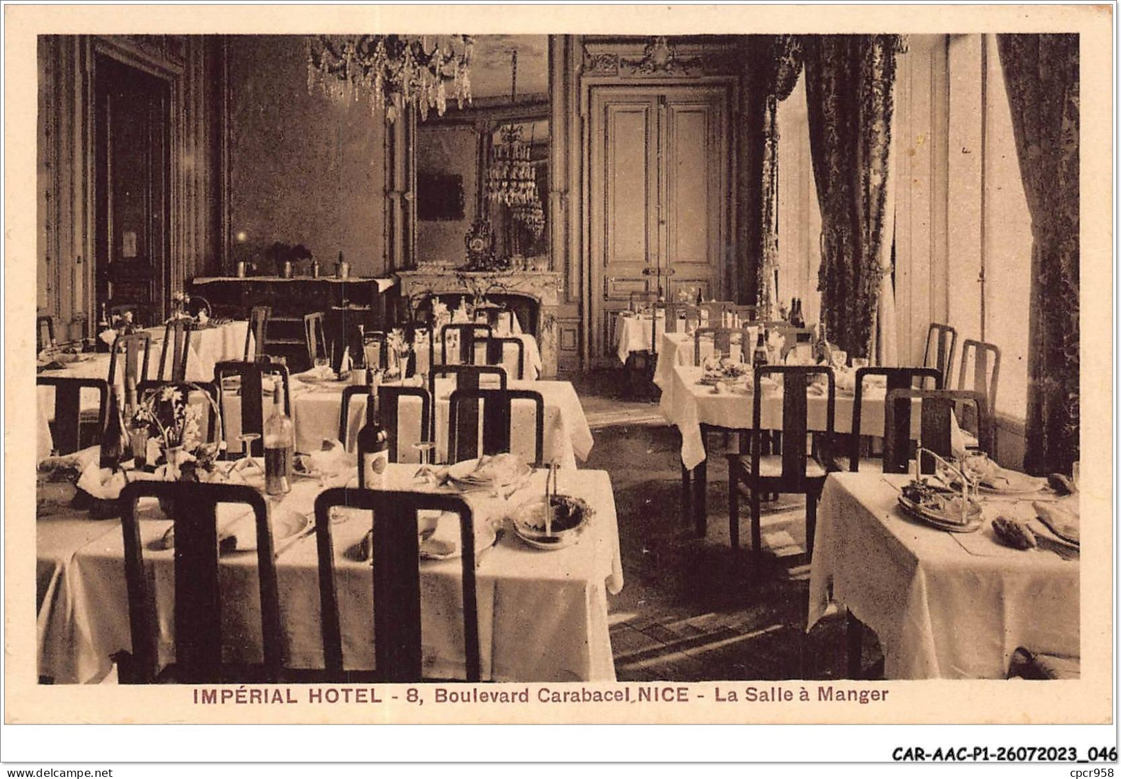 CAR-AACP1-06-0024 - NICE - Imperial Hotel - La Salle à Manger  - Cafés, Hôtels, Restaurants