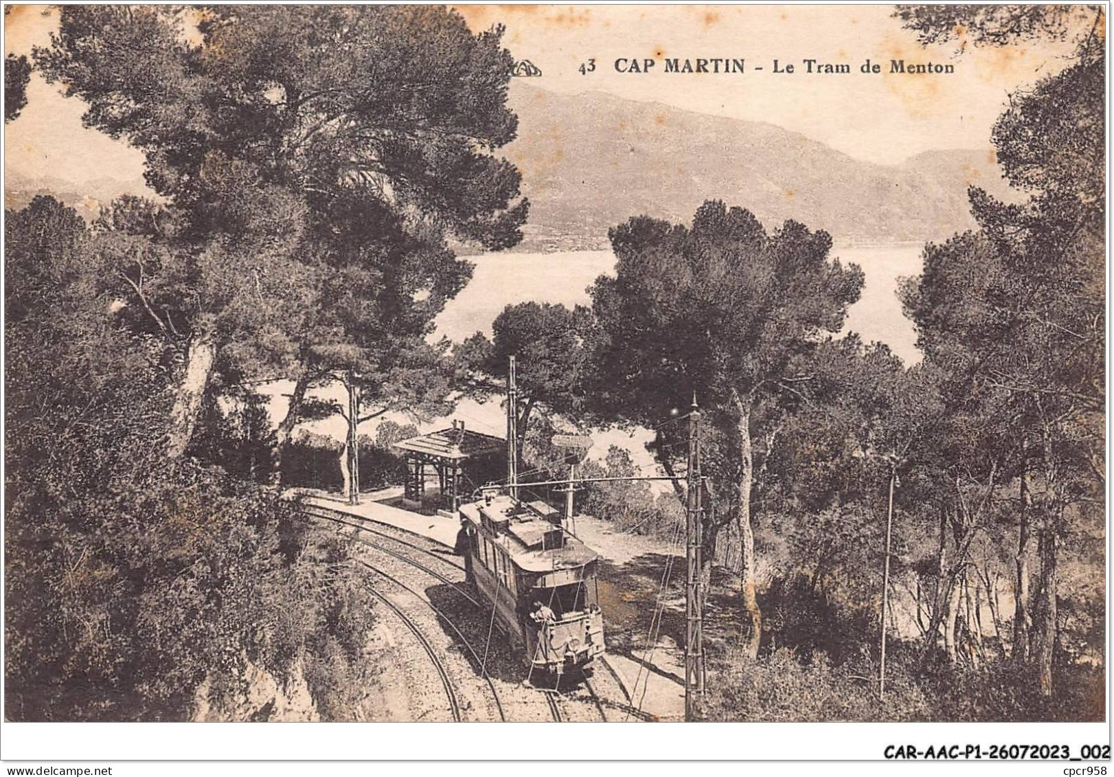 CAR-AACP1-06-0002 - CAP MARTIN - Le Tram De Menton - Train - Roquebrune-Cap-Martin