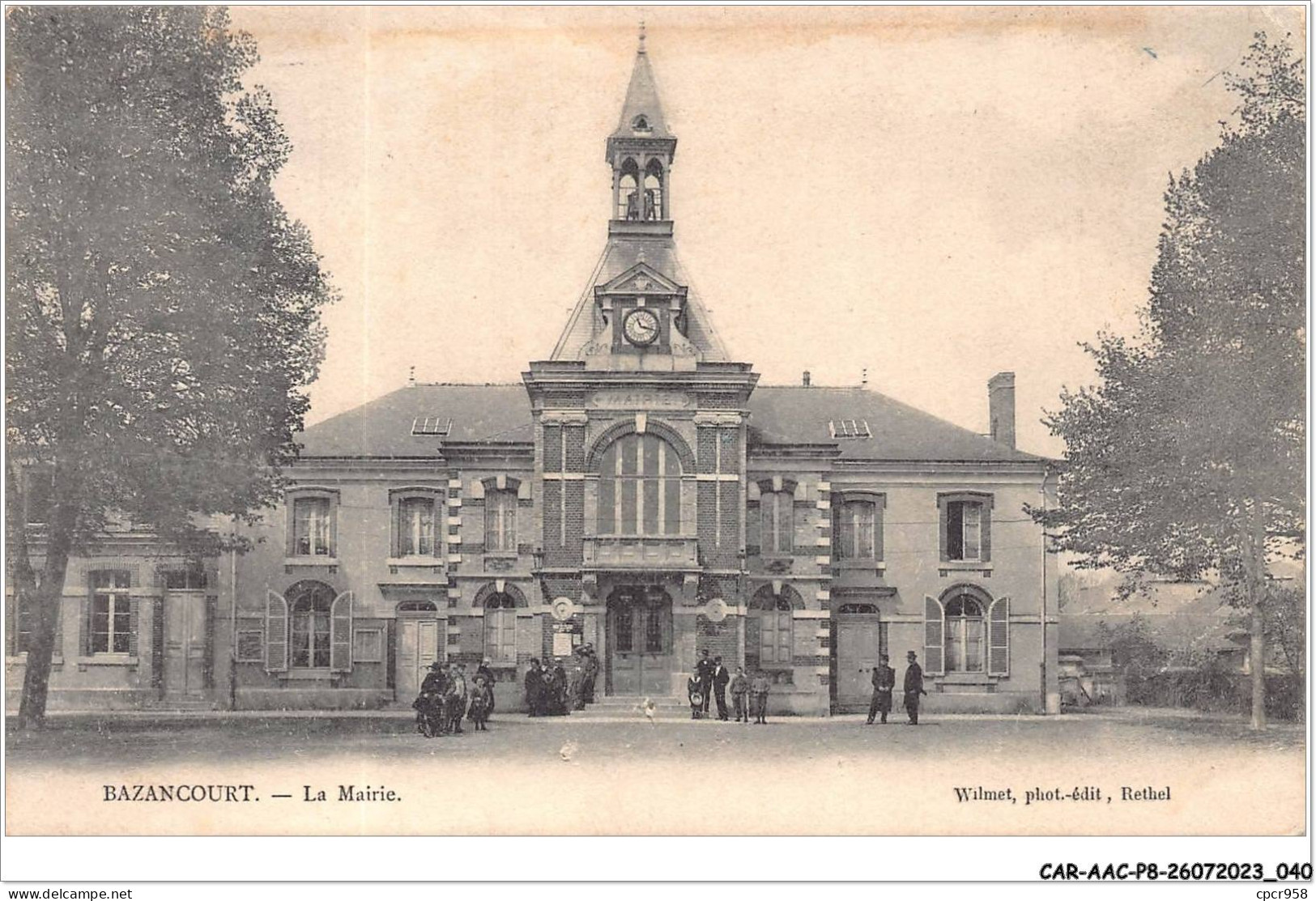 CAR-AACP8-51-0657 - BAZANCOURT - La Mairie - Bazancourt