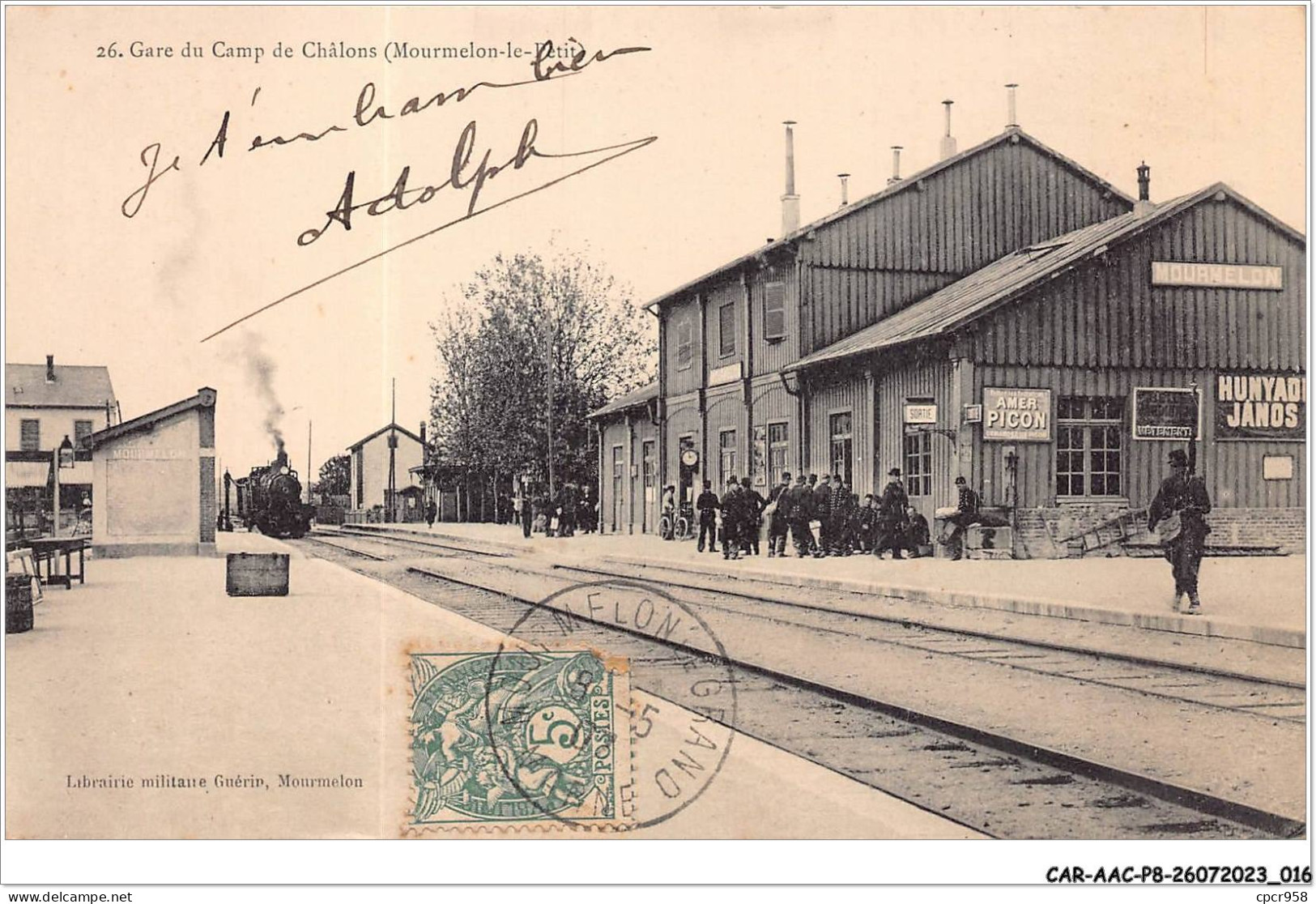 CAR-AACP8-51-0645 - CHALONS - Gare Du Camp De Chalons (Mourmelon-le-Petit) - Train - Châlons-sur-Marne