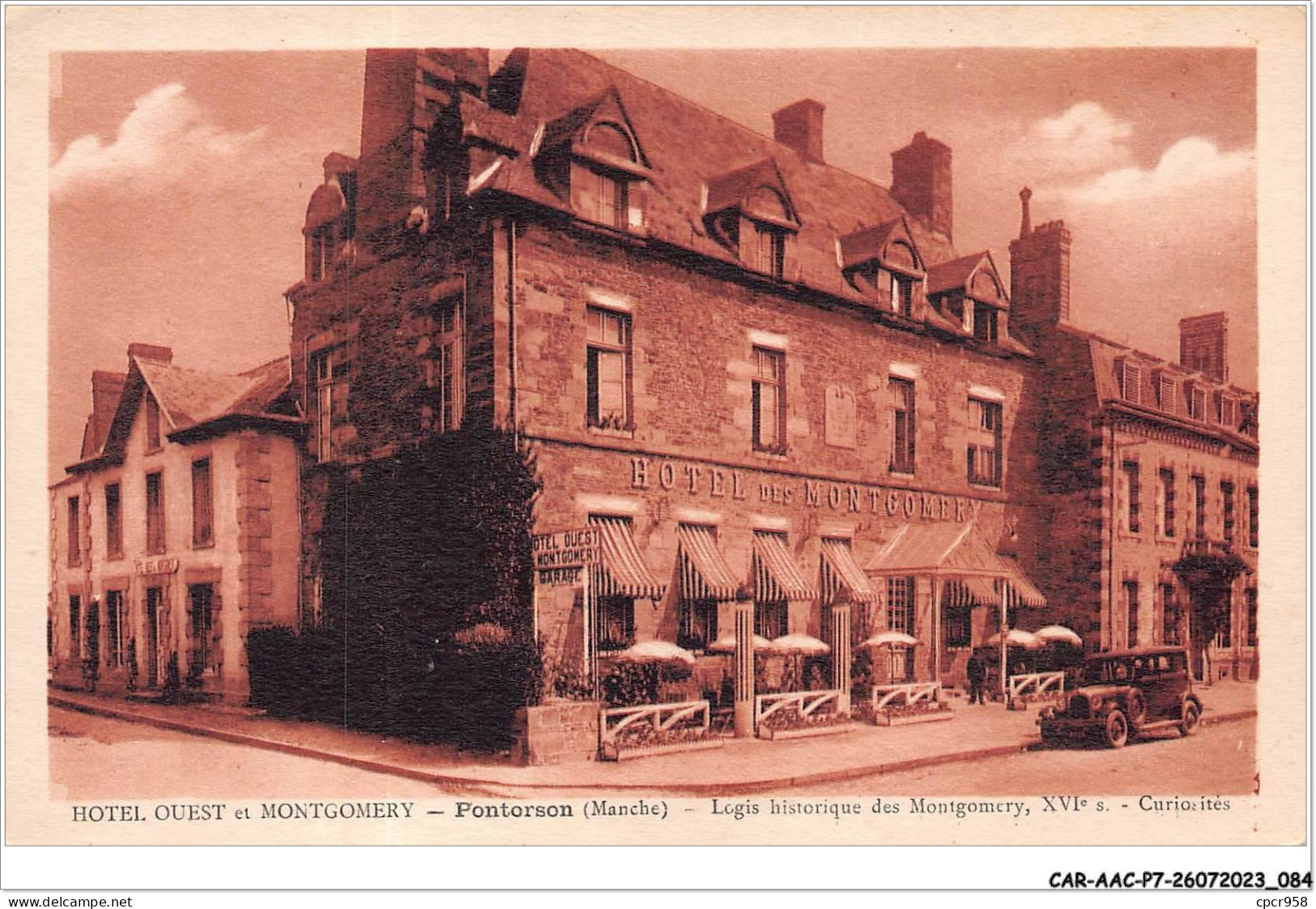 CAR-AACP7-50-0586 - PONTORSON - Hotel Ouest Et Montgomery - Logis Historique De Montgomery - Pontorson