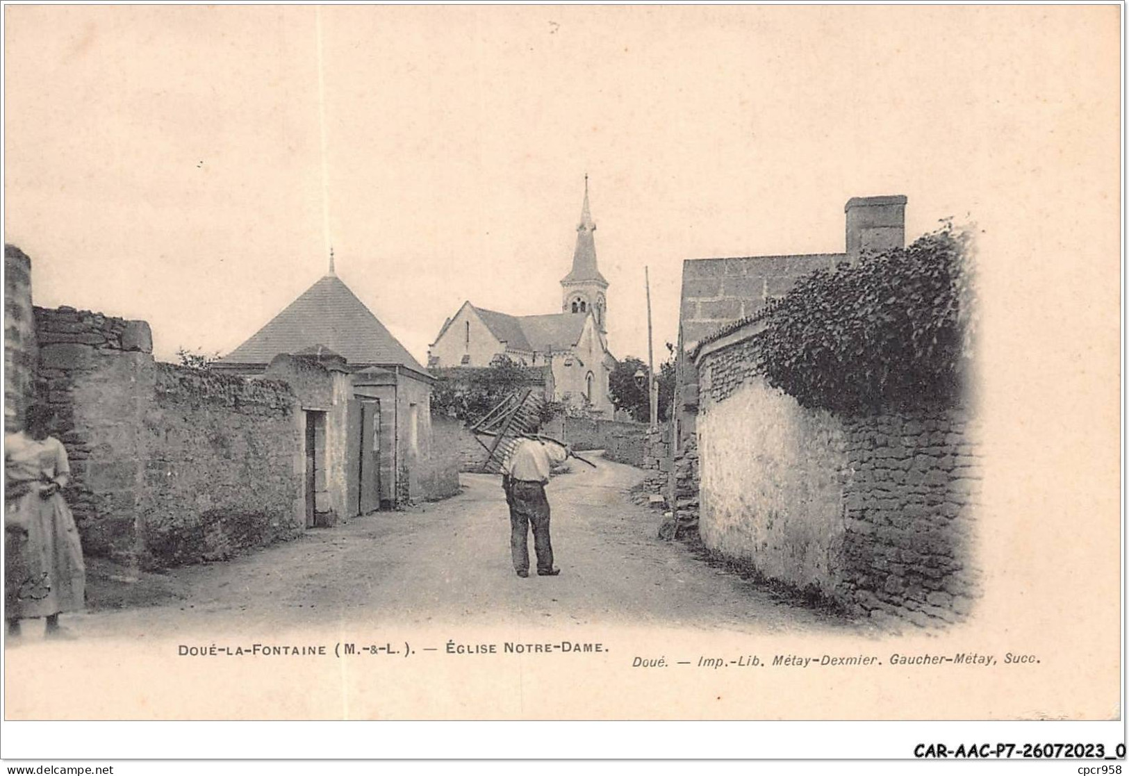 CAR-AACP7-49-0544 - DOUE-LA-FONTAINE - église Notre-dame - Doue La Fontaine