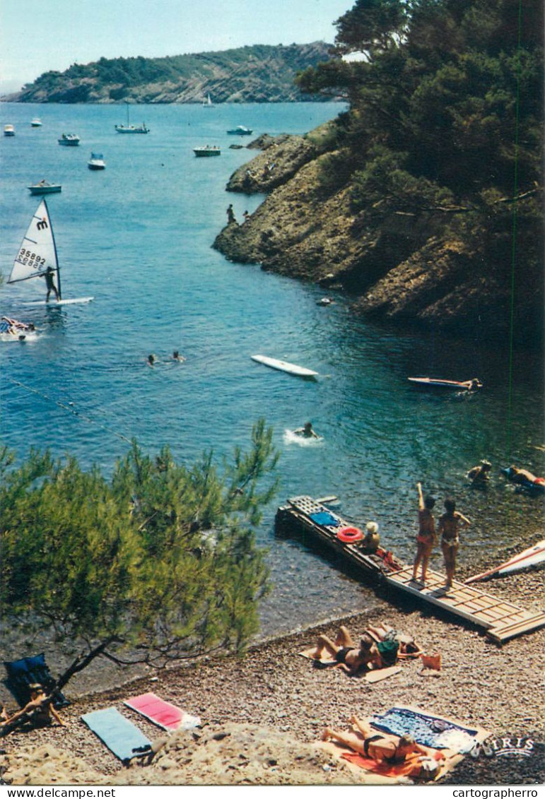 Navigation Sailing Vessels & Boats Themed Postcard Reflets De Provence La Ciotat Windsurf - Segelboote