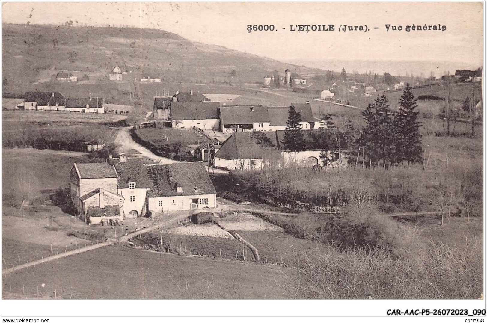 CAR-AACP5-39-0401 - L'ETOILE - Vue Générale - Carte Vendue En L'etat - Autres & Non Classés