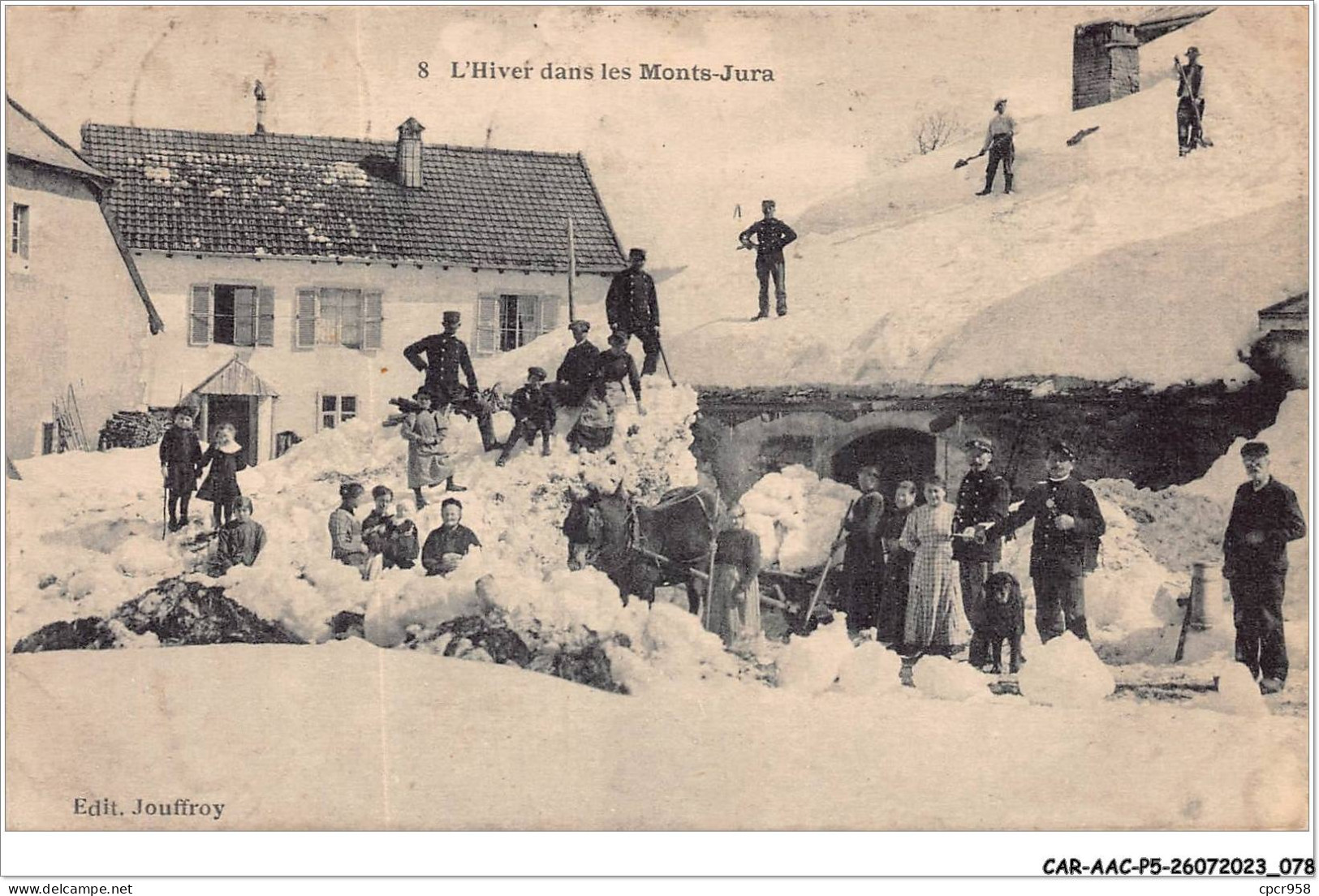 CAR-AACP5-39-0395 - L'Hiver Dans Les MONTS-JURA - Autres & Non Classés