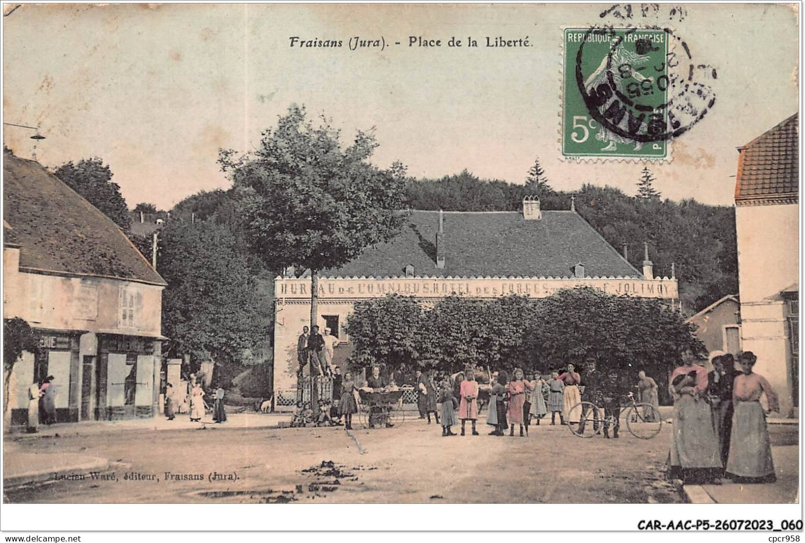 CAR-AACP5-39-0386 - FRAISANS - Place De La Liberté - Autres & Non Classés