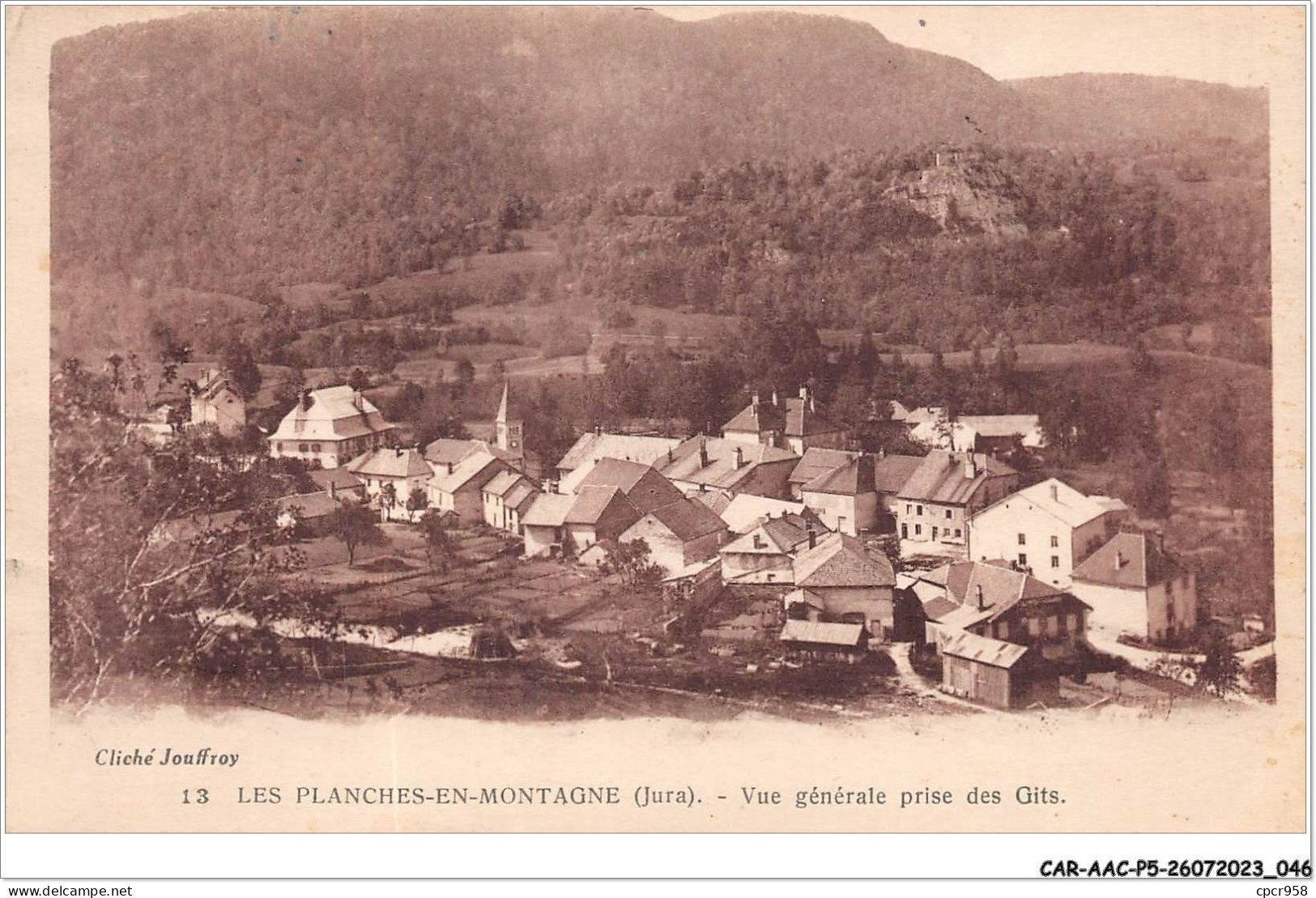 CAR-AACP5-39-0379 - LES PLANCHES-EN-MONTAGNE - Vue Générale Prise Des Gits - Autres & Non Classés