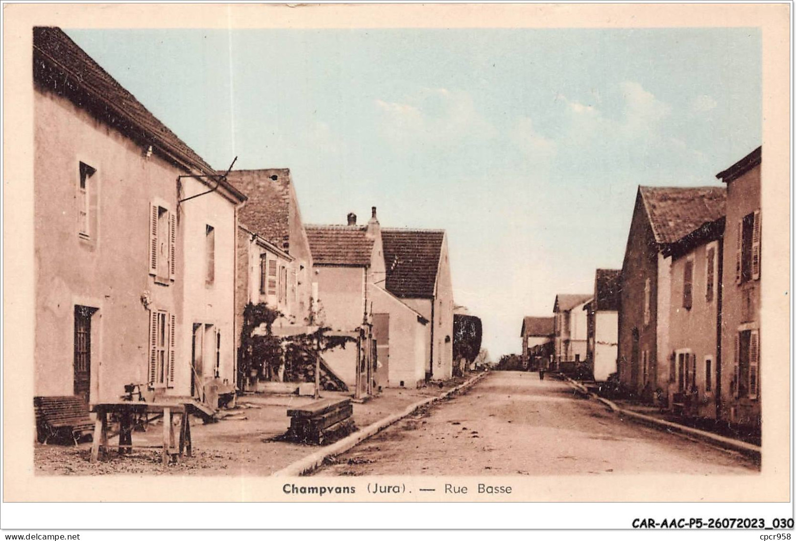 CAR-AACP5-39-0371 - CHAMPVANS - Rue Basse - Autres & Non Classés