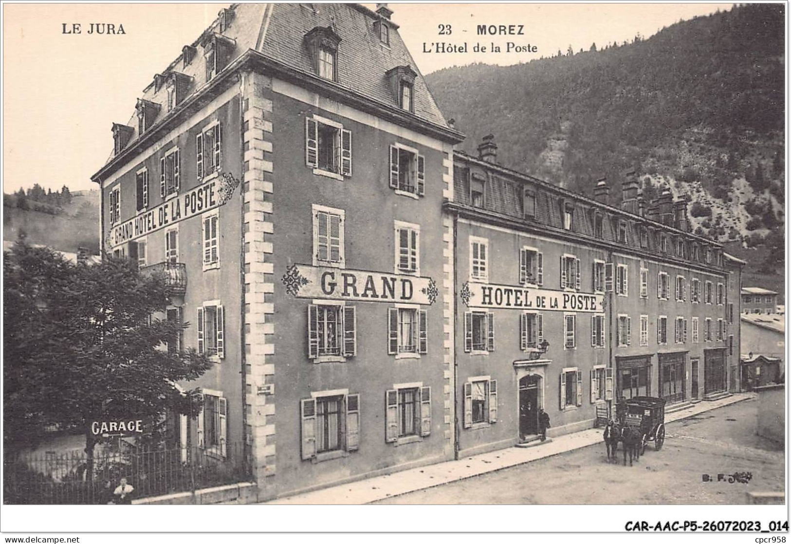 CAR-AACP5-39-0363 - MOREZ - L'hotel De La Poste  - Morez