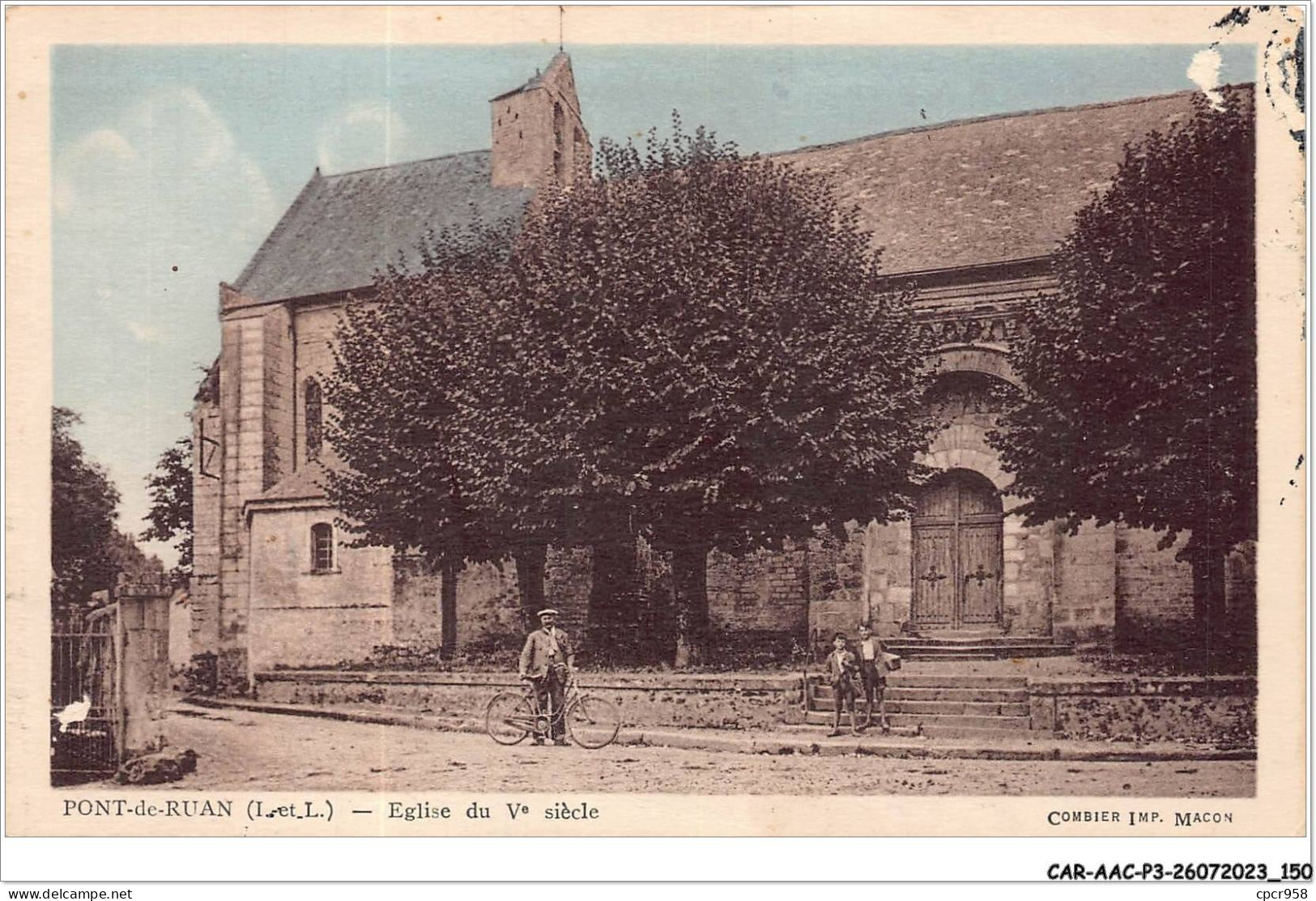 CAR-AACP3-37-0248 - PONT-DE-RUAN - Eglise Du Ve Siecle  - Other & Unclassified