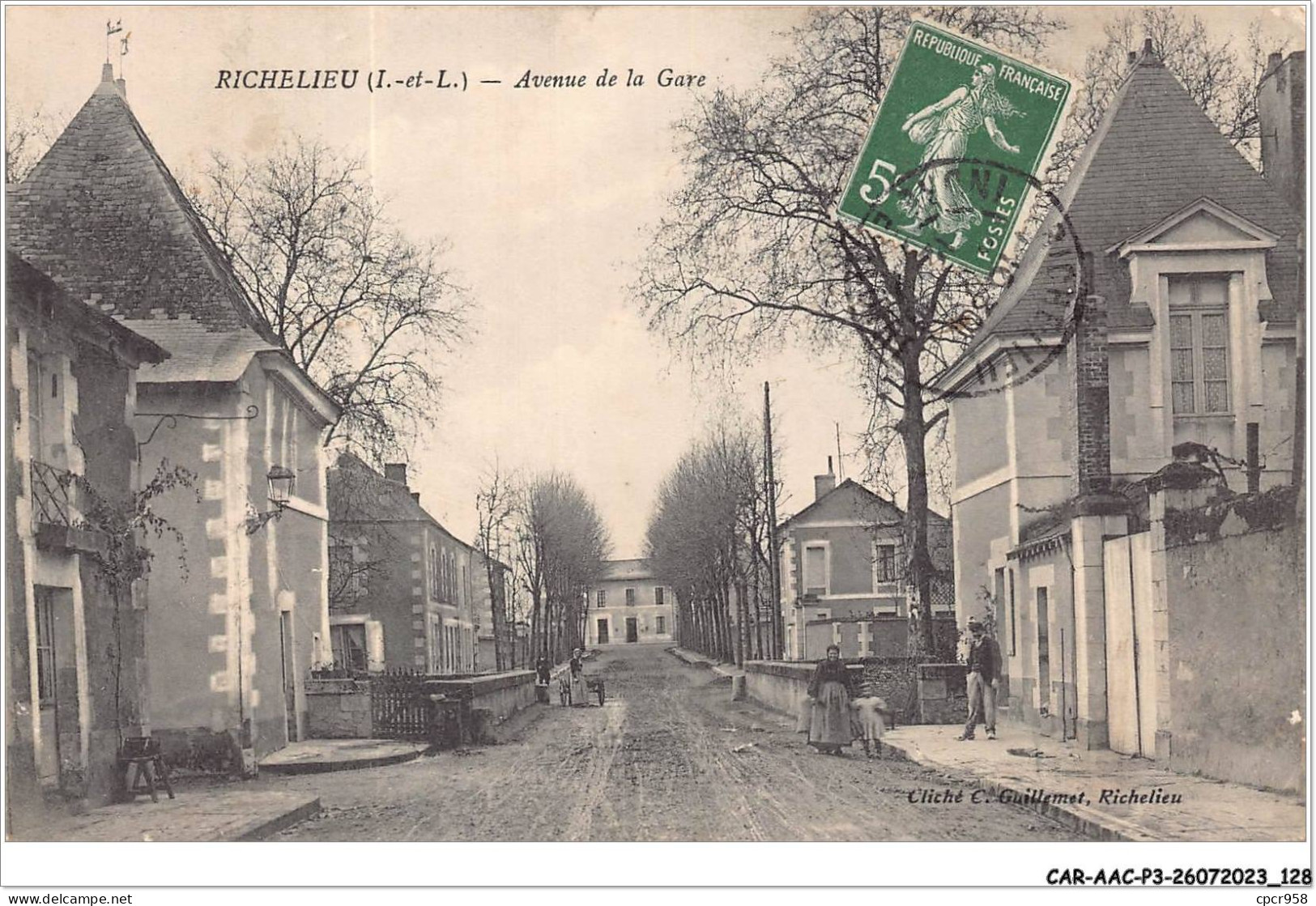 CAR-AACP3-37-0237 - RICHELIEU - Avenue De La Gare  - Other & Unclassified