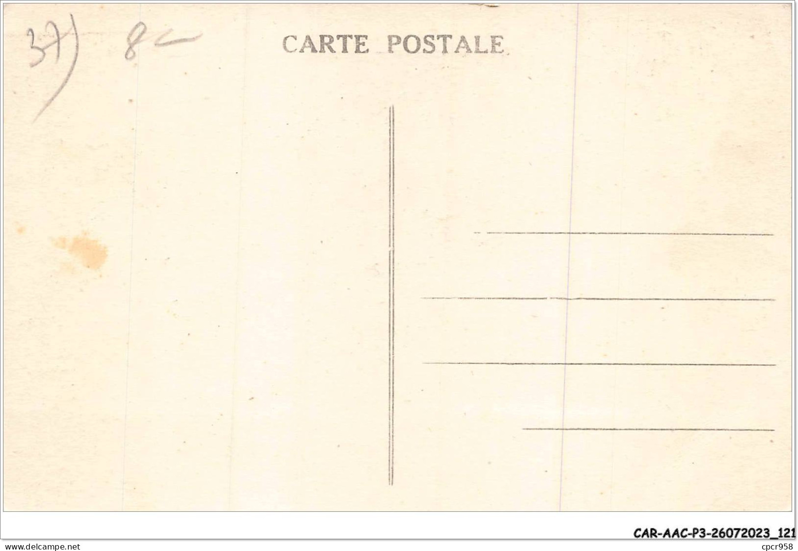 CAR-AACP3-37-0233 - LA PICHARDIERE  - Andere & Zonder Classificatie