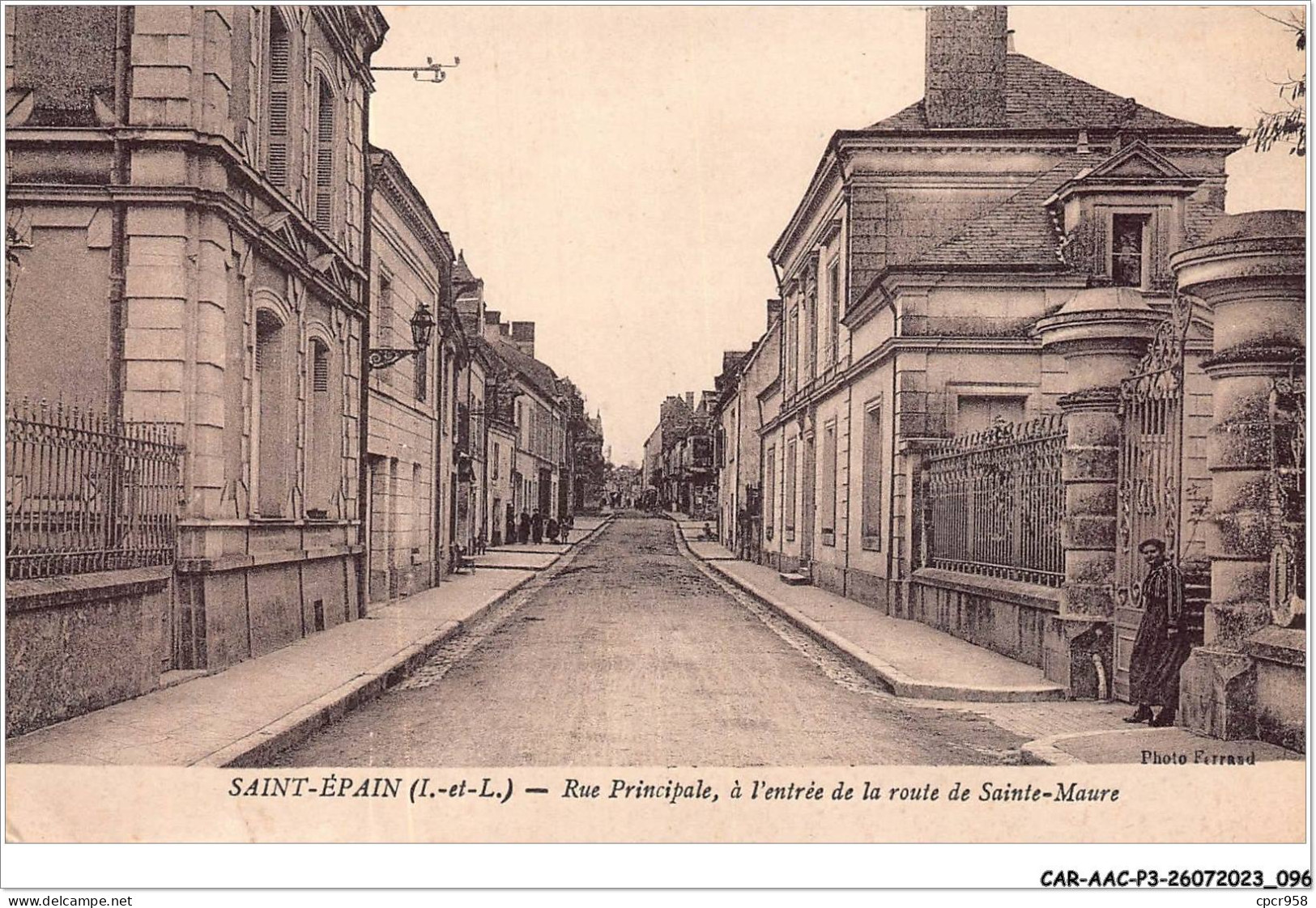 CAR-AACP3-37-0221 - ST-EPAIN - Rue Principale, à L'entrée De La Route De Sainte-Maure - Other & Unclassified