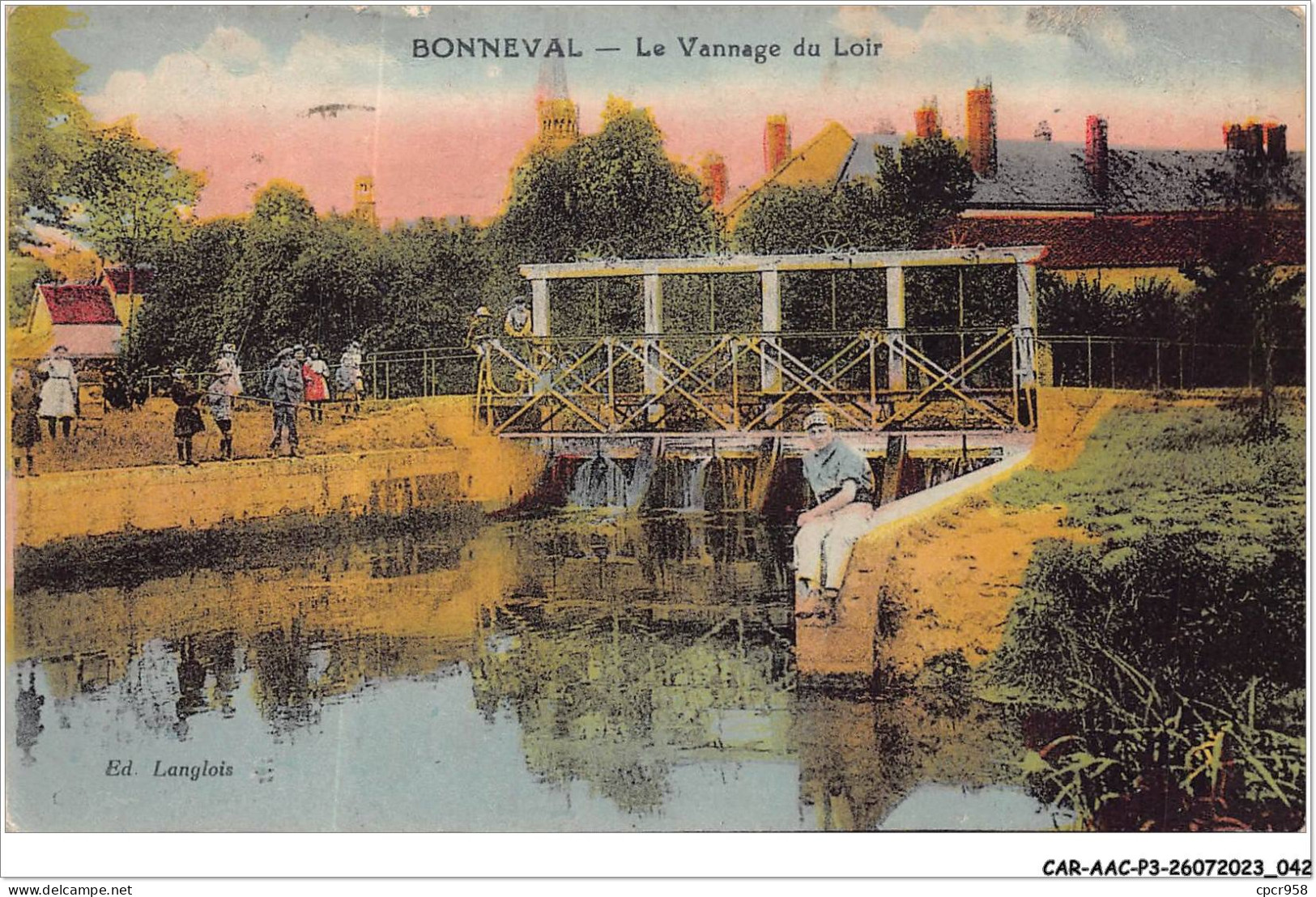 CAR-AACP3-28-0194 - BONNEVAL - Le Vannage Du Loir  - Bonneval