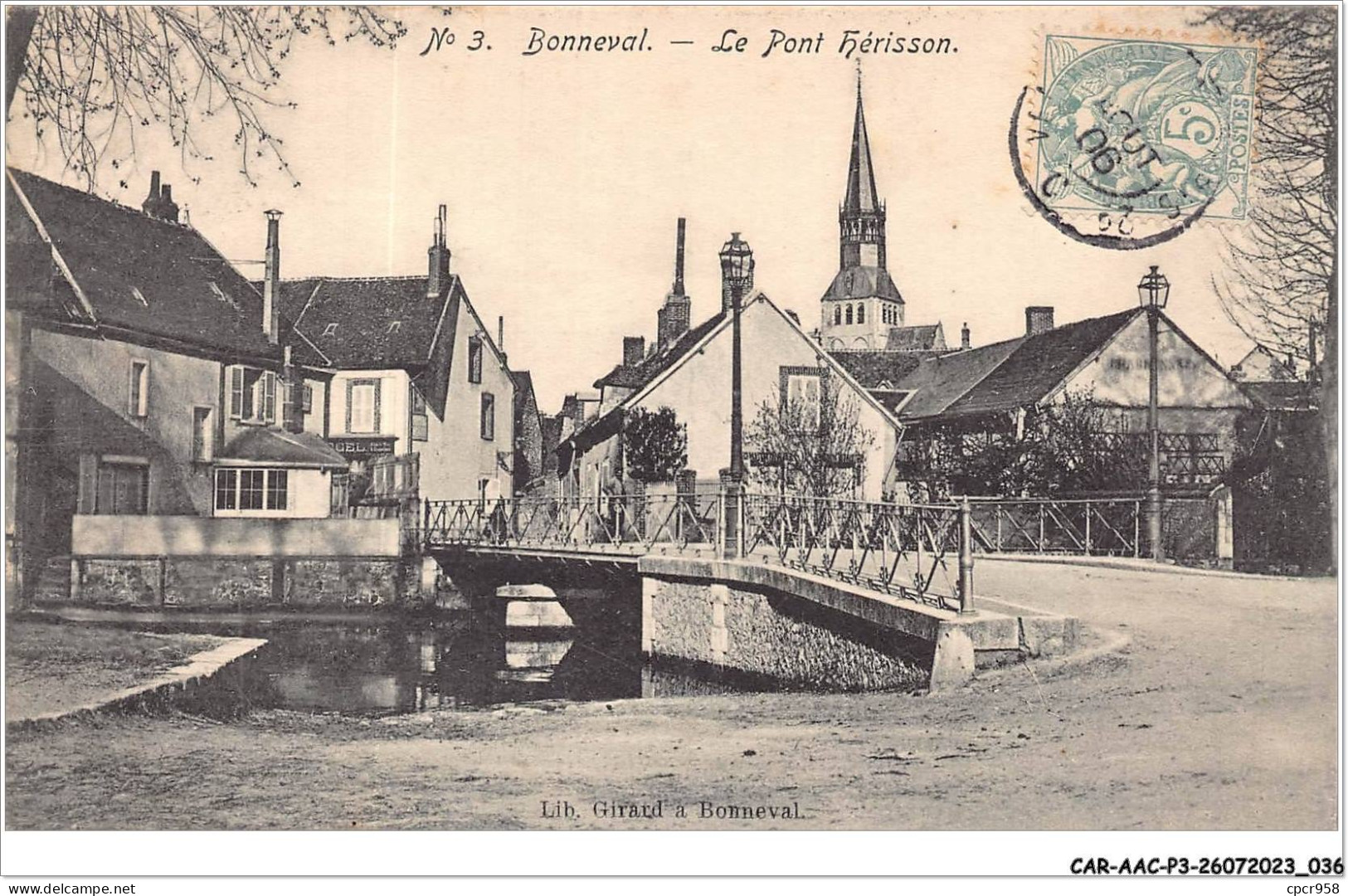 CAR-AACP3-28-0191 - BONNEVAL - Le Pont Herisson  - Bonneval