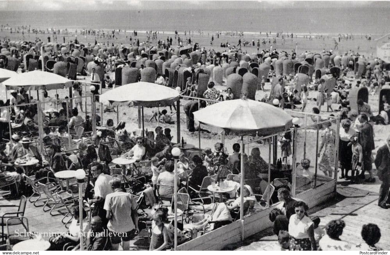 Scheveningen Strandleven Rembrandt Amsterdam Holland Rare Postcard - Sonstige & Ohne Zuordnung