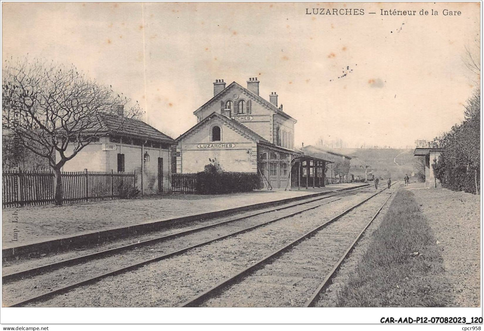 CAR-AADP12-95-1063 - LUZARCHES - Interieure De La Gare  - Luzarches