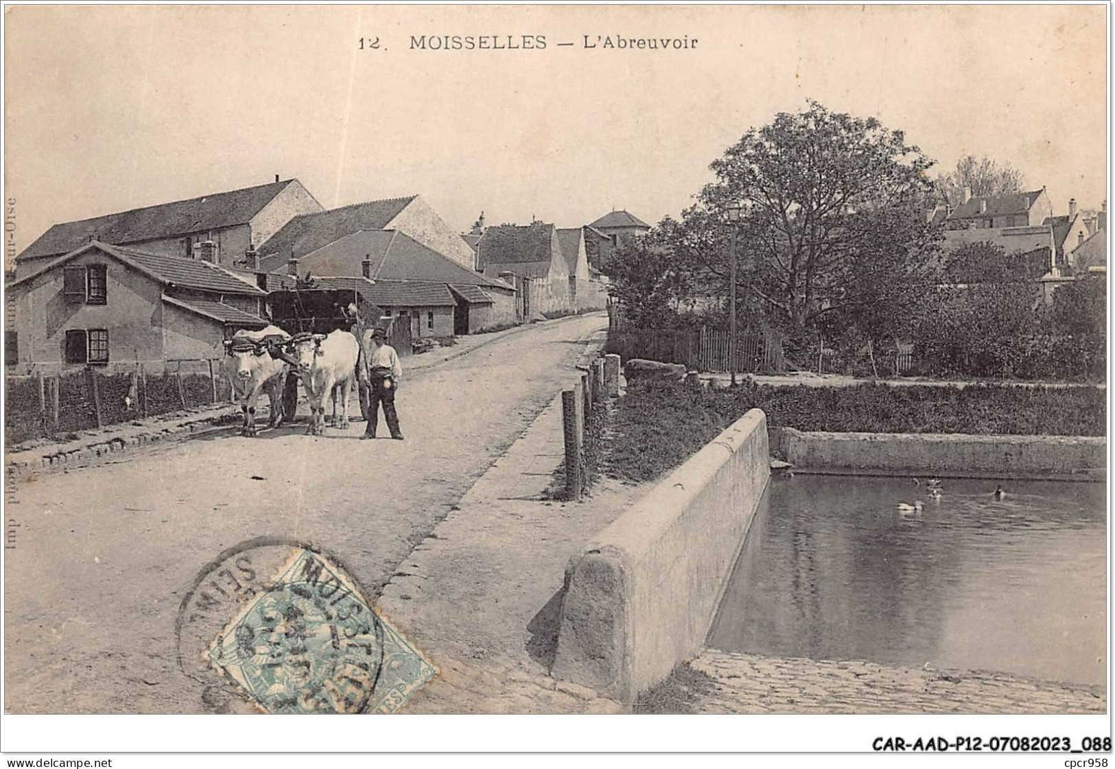 CAR-AADP12-95-1047 - MOISSELLES - L'abreuvoir  - Moisselles