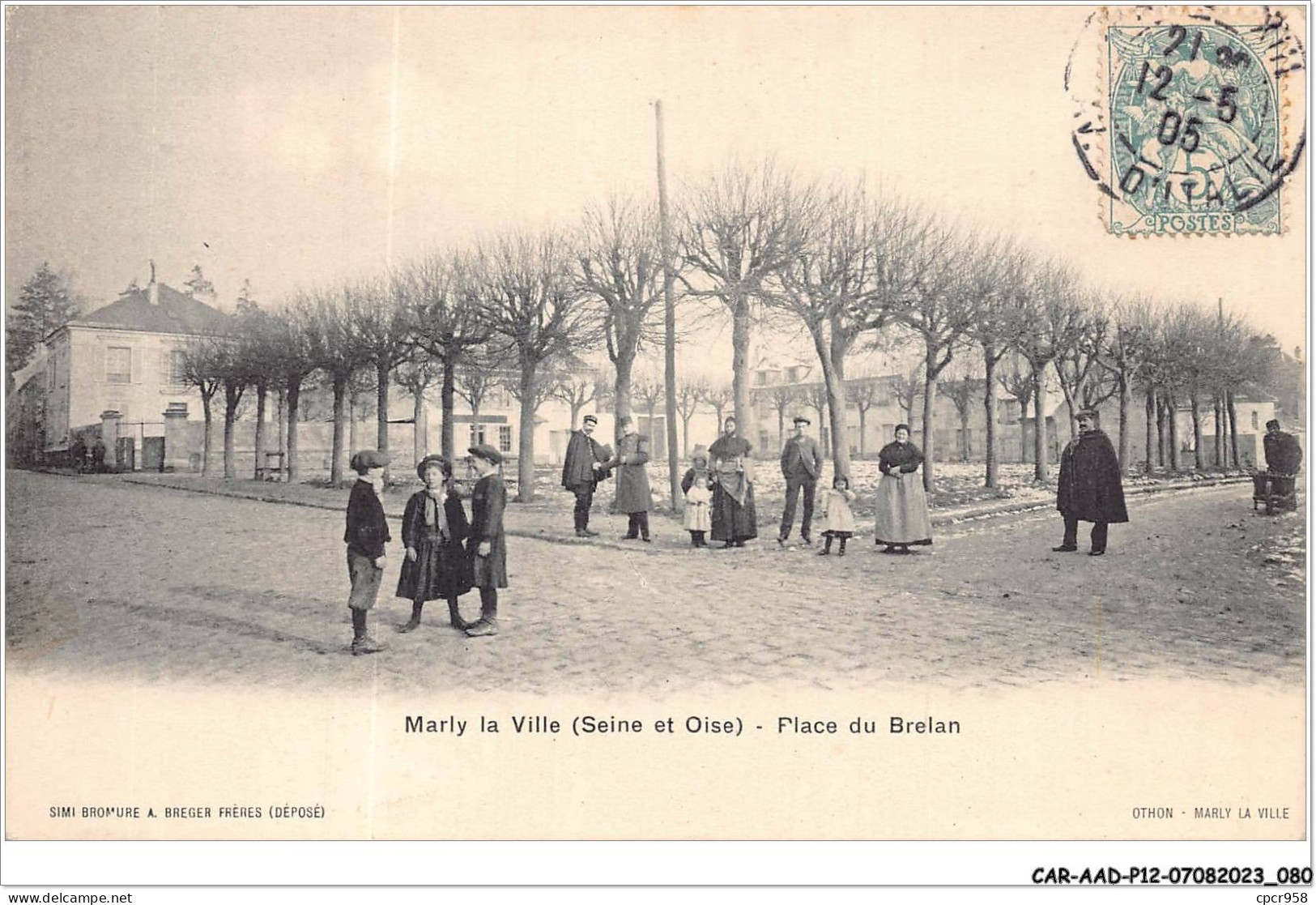 CAR-AADP12-95-1043 - MARLY LA VILLE - La Place Du Brelan  - Marly La Ville