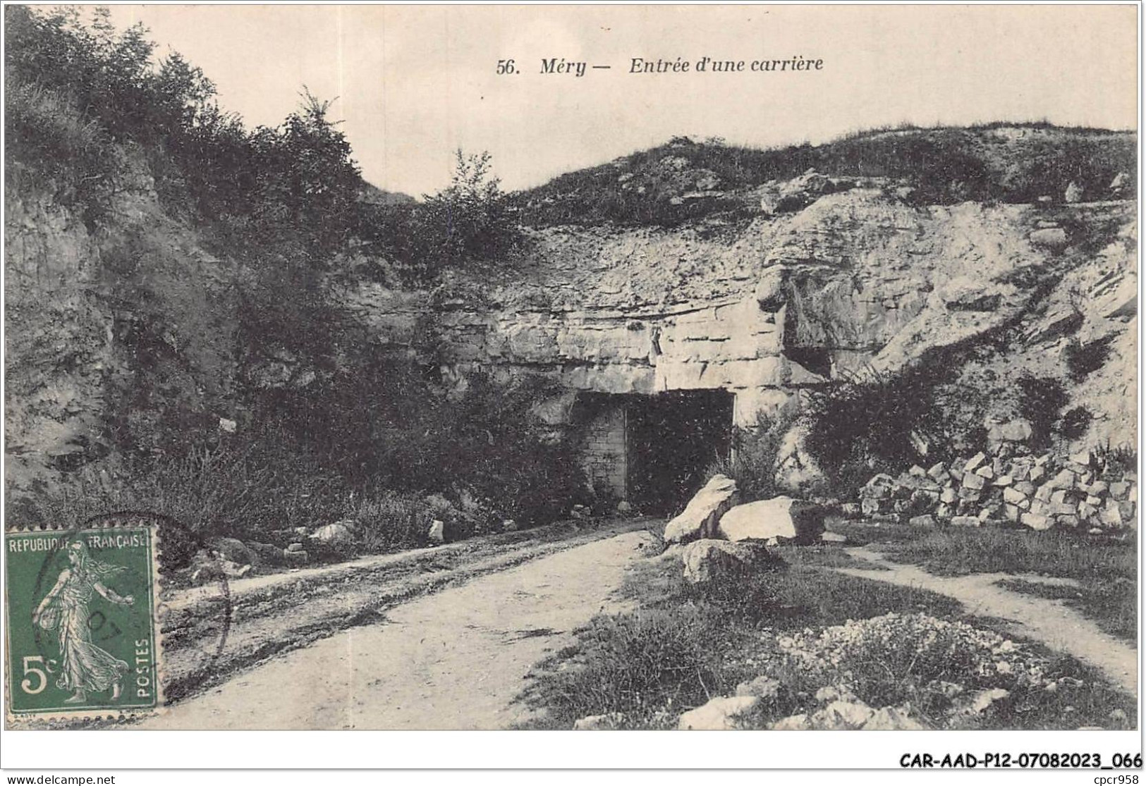 CAR-AADP12-95-1036 - MERY - Entré D'une Carrière - Mine - Mery Sur Oise