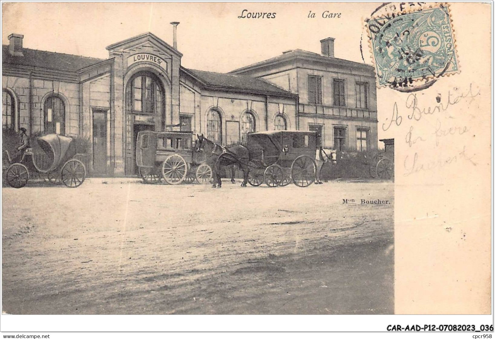 CAR-AADP12-95-1021 - LOUVRES - La Gare  - Louvres