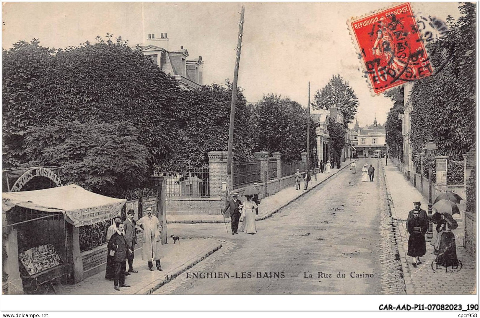 CAR-AADP11-95-1002 - ENGHIEN LES BAINS - La Rue Du Casino - Enghien Les Bains