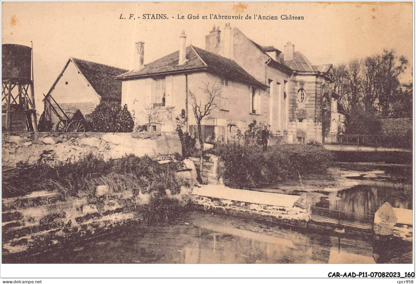 CAR-AADP11-93-0987 - STAINS - Le Gué Et L'Abreuvoir De L'ancien Chateau - Stains