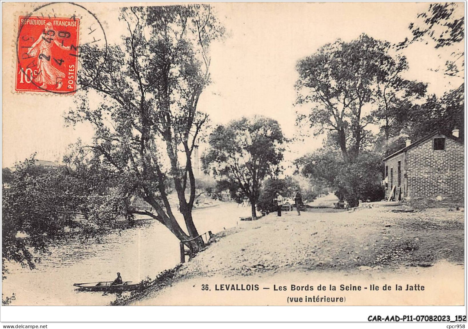 CAR-AADP11-92-0983 - LEVALLOIS PERRET - Les Bords De La Seine - Il De La Jatte - Levallois Perret