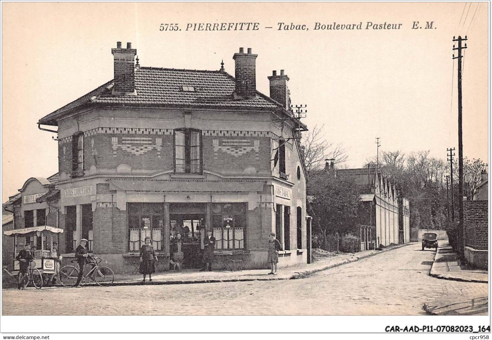 CAR-AADP11-93-0989 - PIERREFITTE - Tabac - Boulevard Pasteur - Marchand De Glace - Pierrefitte Sur Seine