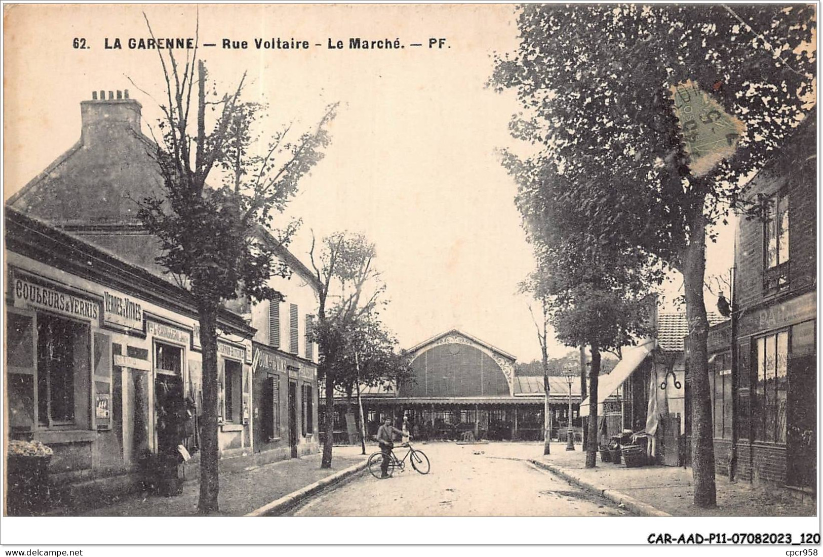 CAR-AADP11-92-0967 - LA GARENNES - Rue Voltaire - Le Marché - La Garenne Colombes