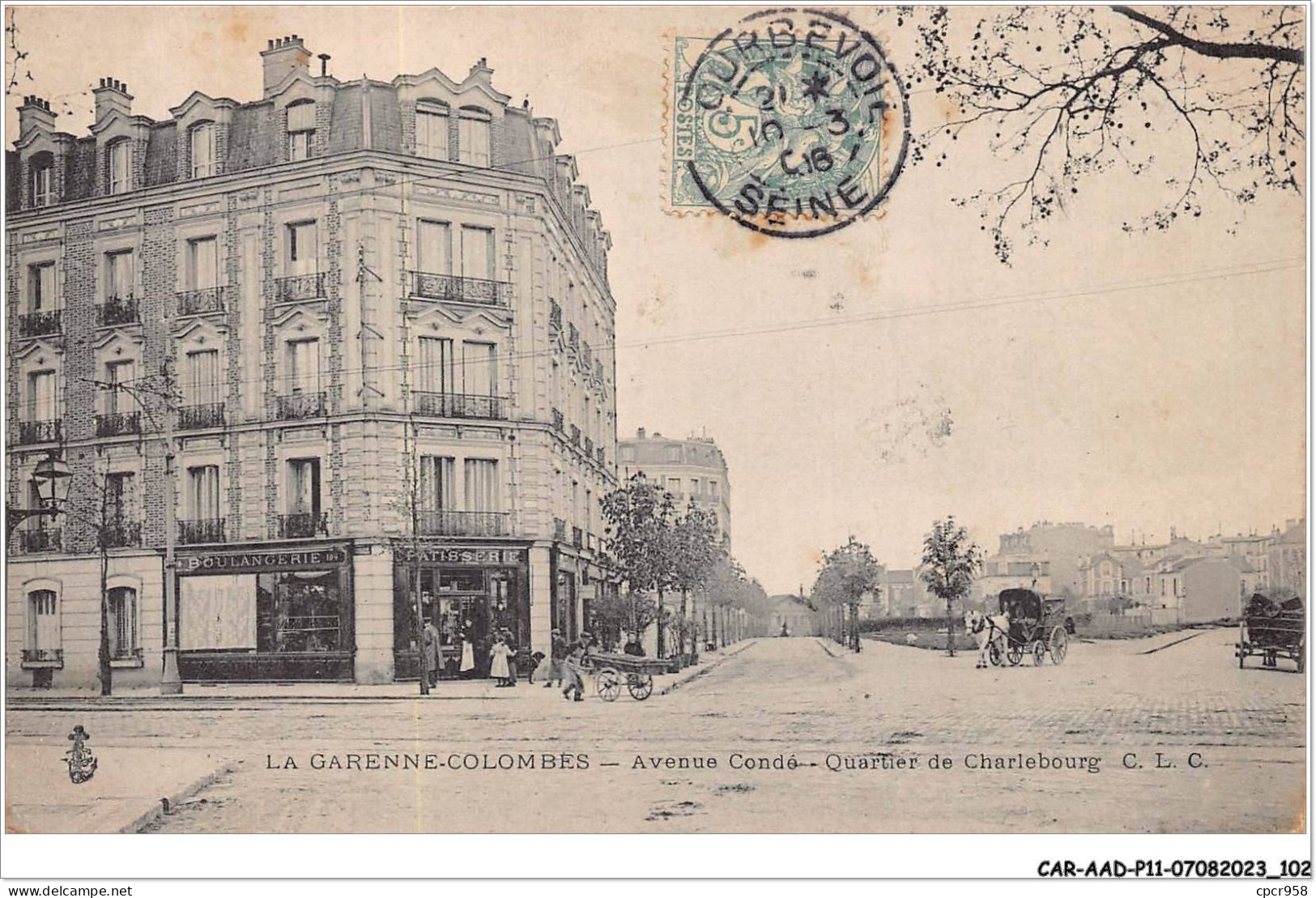 CAR-AADP11-92-0958 - LA GARENNES COLOMBES - Avenue Condé - Quartier De Charlebourg - La Garenne Colombes