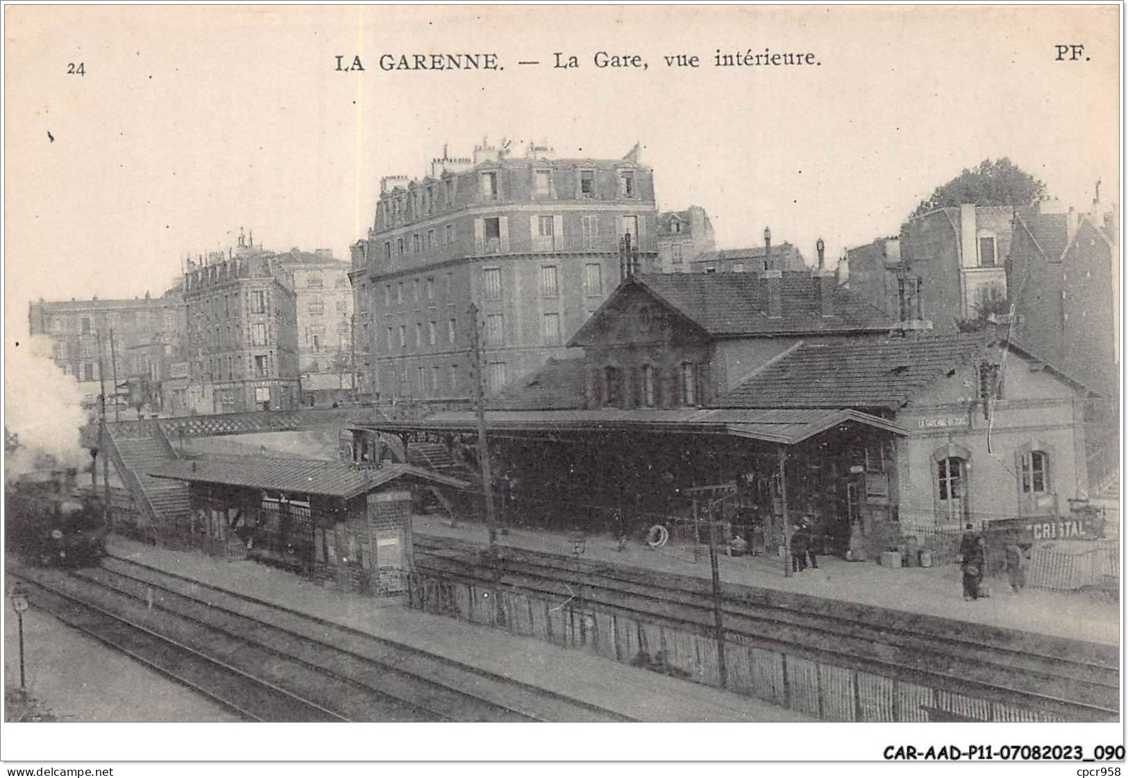 CAR-AADP11-92-0952 - LA GARENNES - La Gare, Vue Interieure - Train - La Garenne Colombes