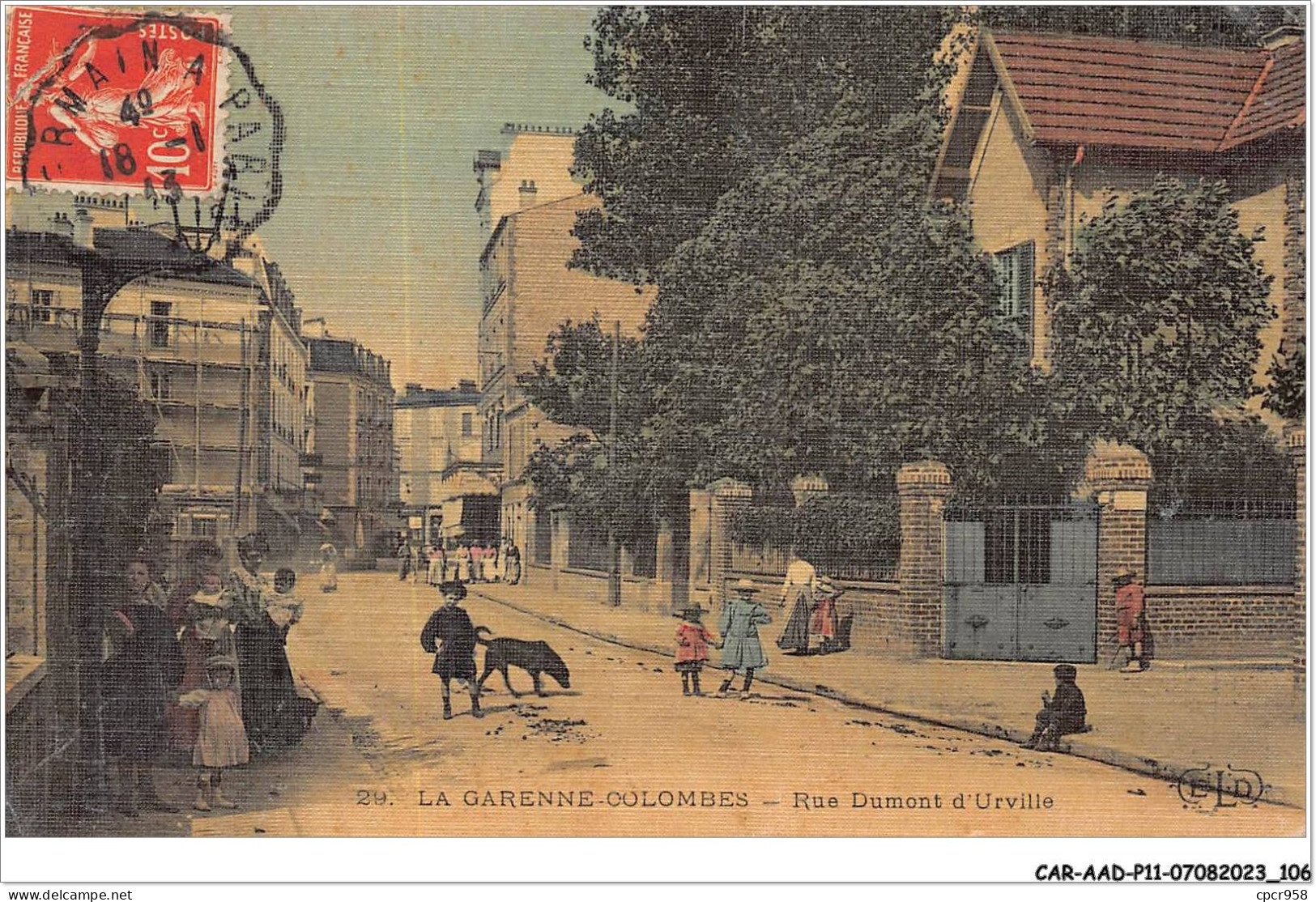 CAR-AADP11-92-0960 - LA GARENNES COLOMBE - Rue Dumont D'urville - ELD - La Garenne Colombes