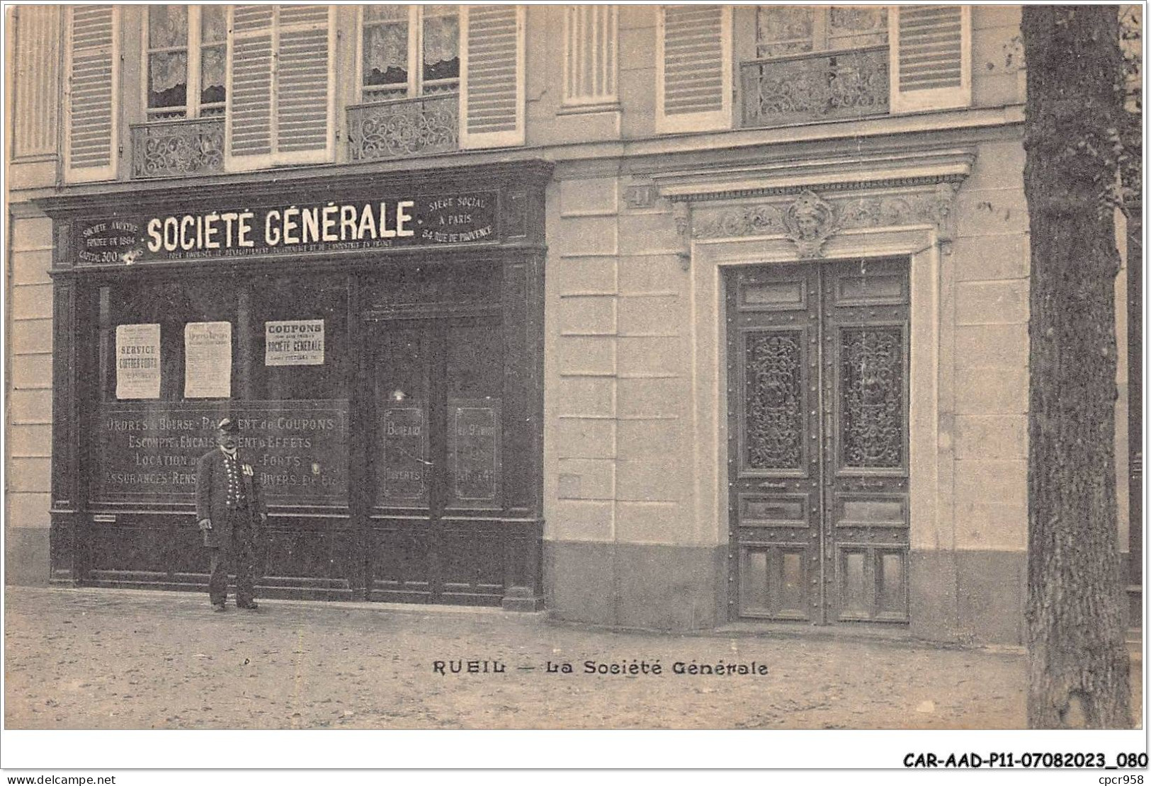 CAR-AADP11-92-0947 - RUEIL - La Societe Générale - Carte Pliee, Vendue En L'etat - Rueil Malmaison