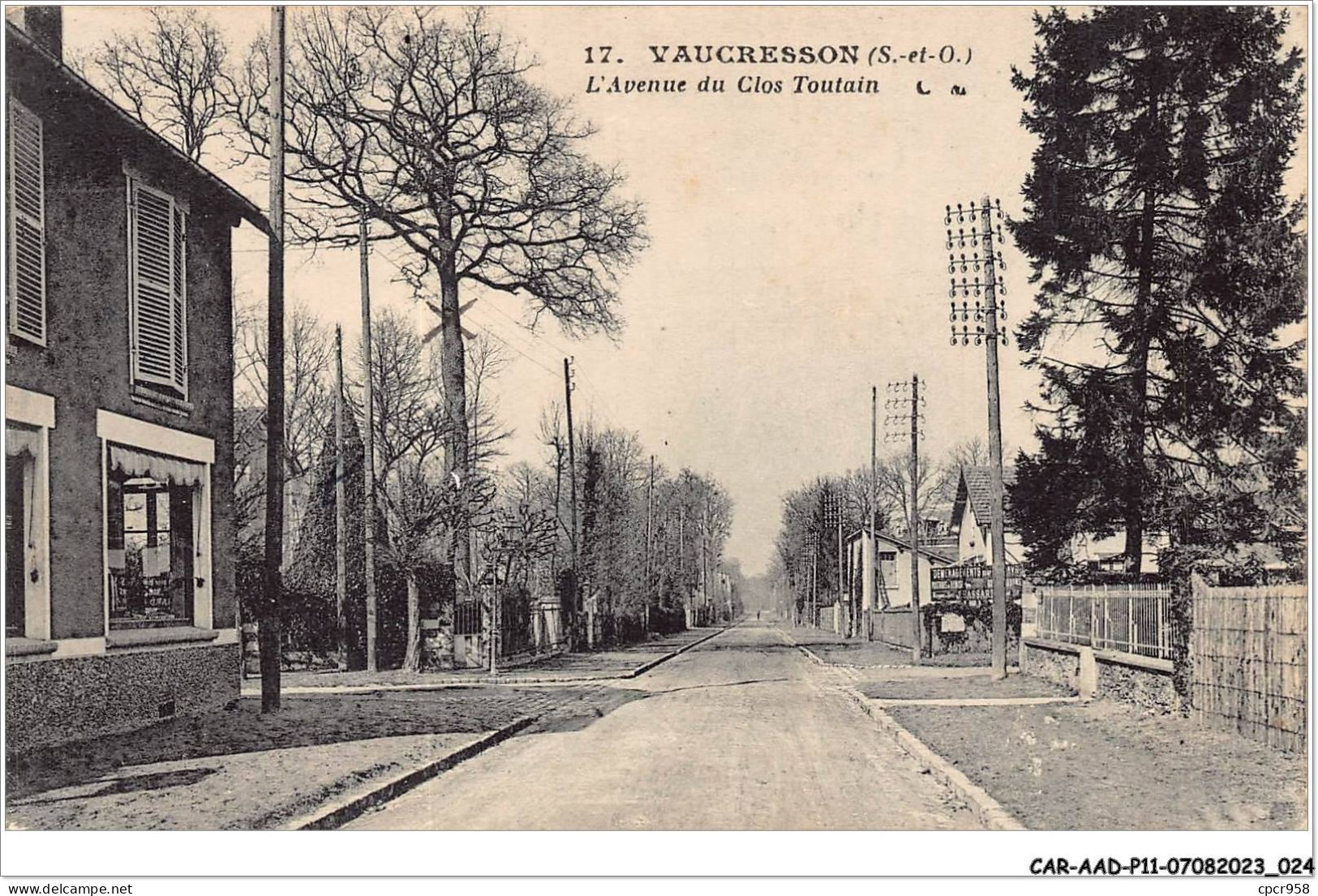 CAR-AADP11-92-0919 - VAUCRESSON - L'avenue Du Clos Toutain  - Vaucresson