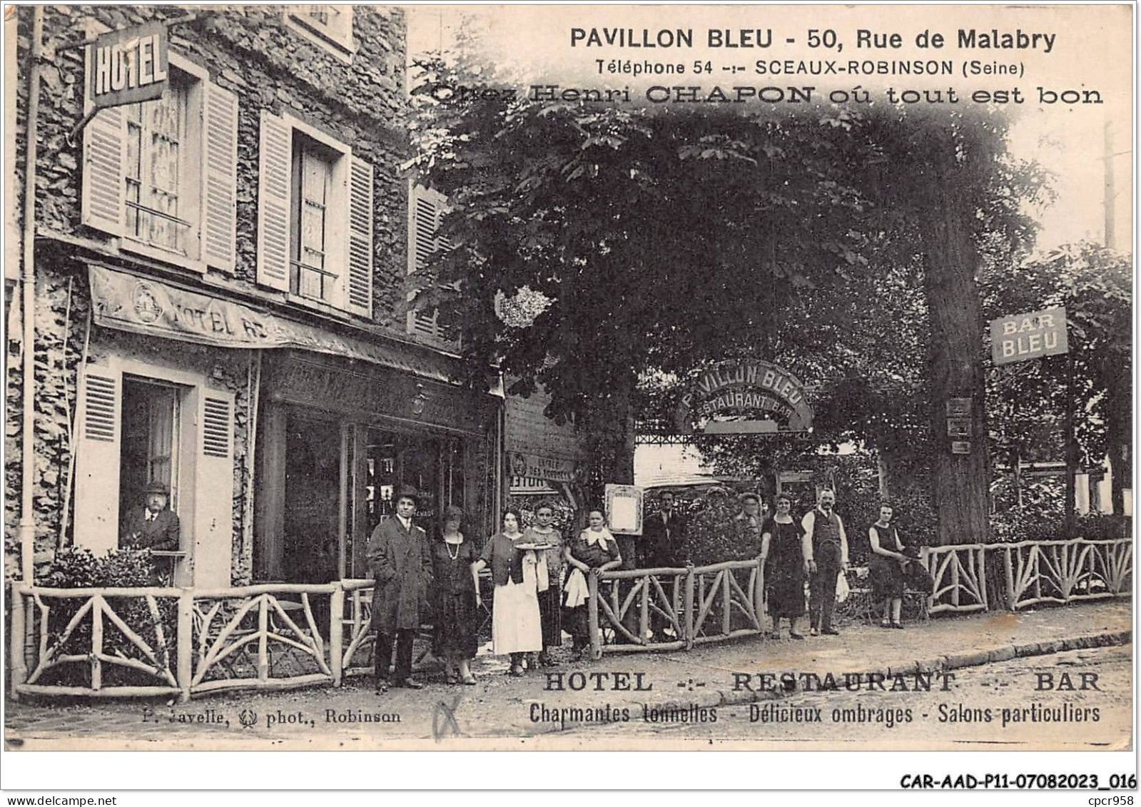 CAR-AADP11-92-0915 - SCEAUX ROBINSON - Pavillon Bleu - Rue De Malabry - Sceaux