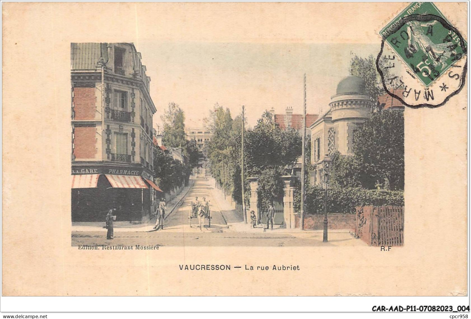 CAR-AADP11-92-0909 - VAUCRESSON - La Rue D'aubriet  - Vaucresson