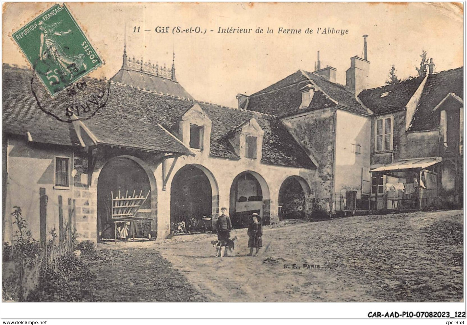 CAR-AADP10-91-0873 - GIF - Interieure De La Ferme Abbaye  - Gif Sur Yvette