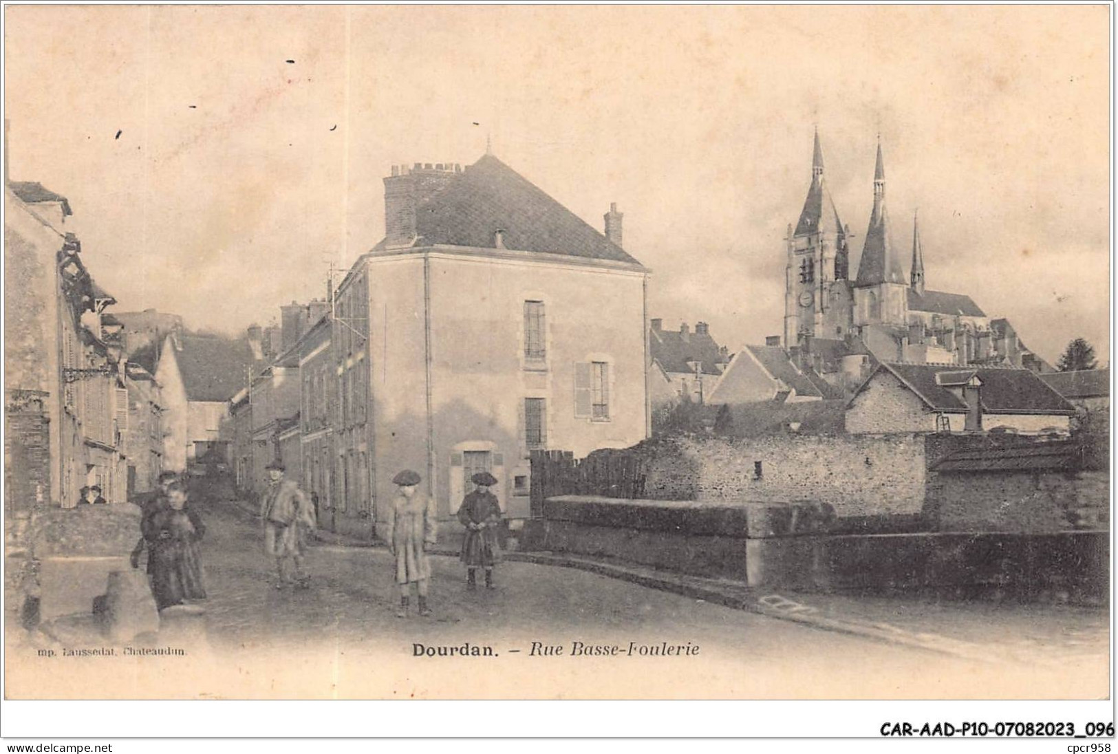 CAR-AADP10-91-0860 - DOURDAN - Rue Basse Foulerie - Dourdan