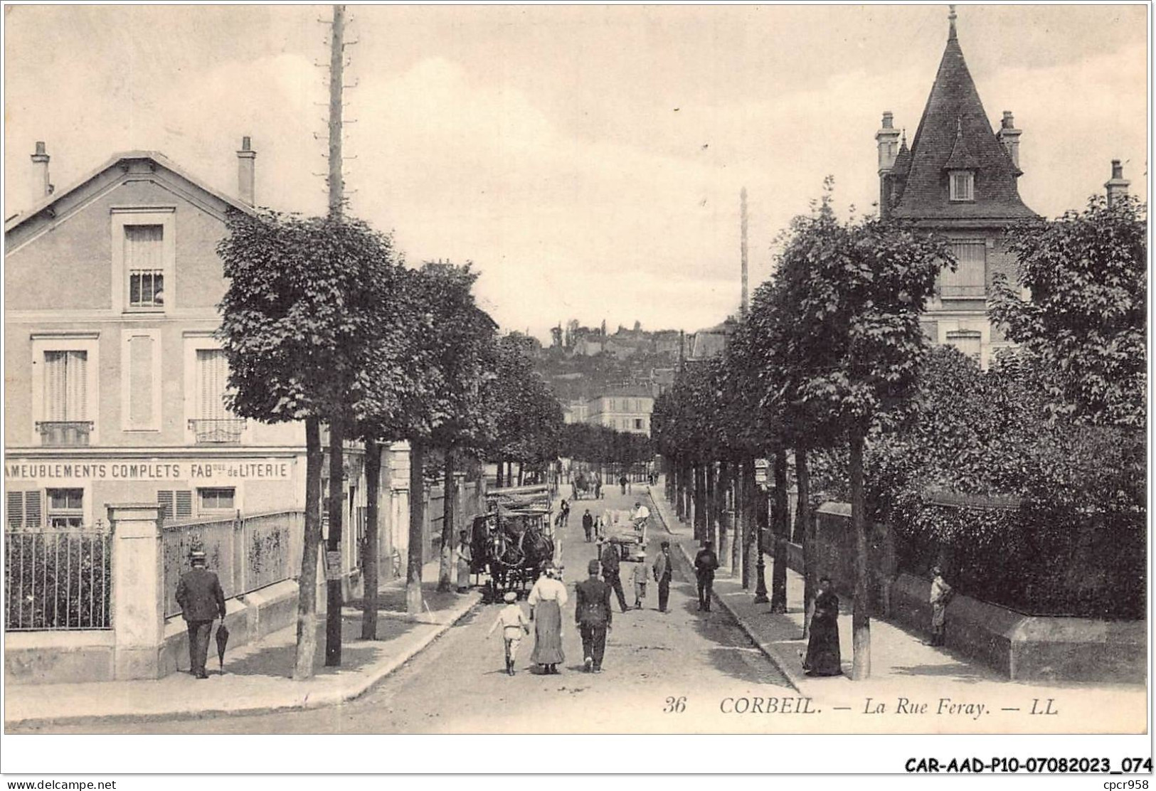 CAR-AADP10-91-0849 - CORBEIL - La Rue Feray - Corbeil Essonnes