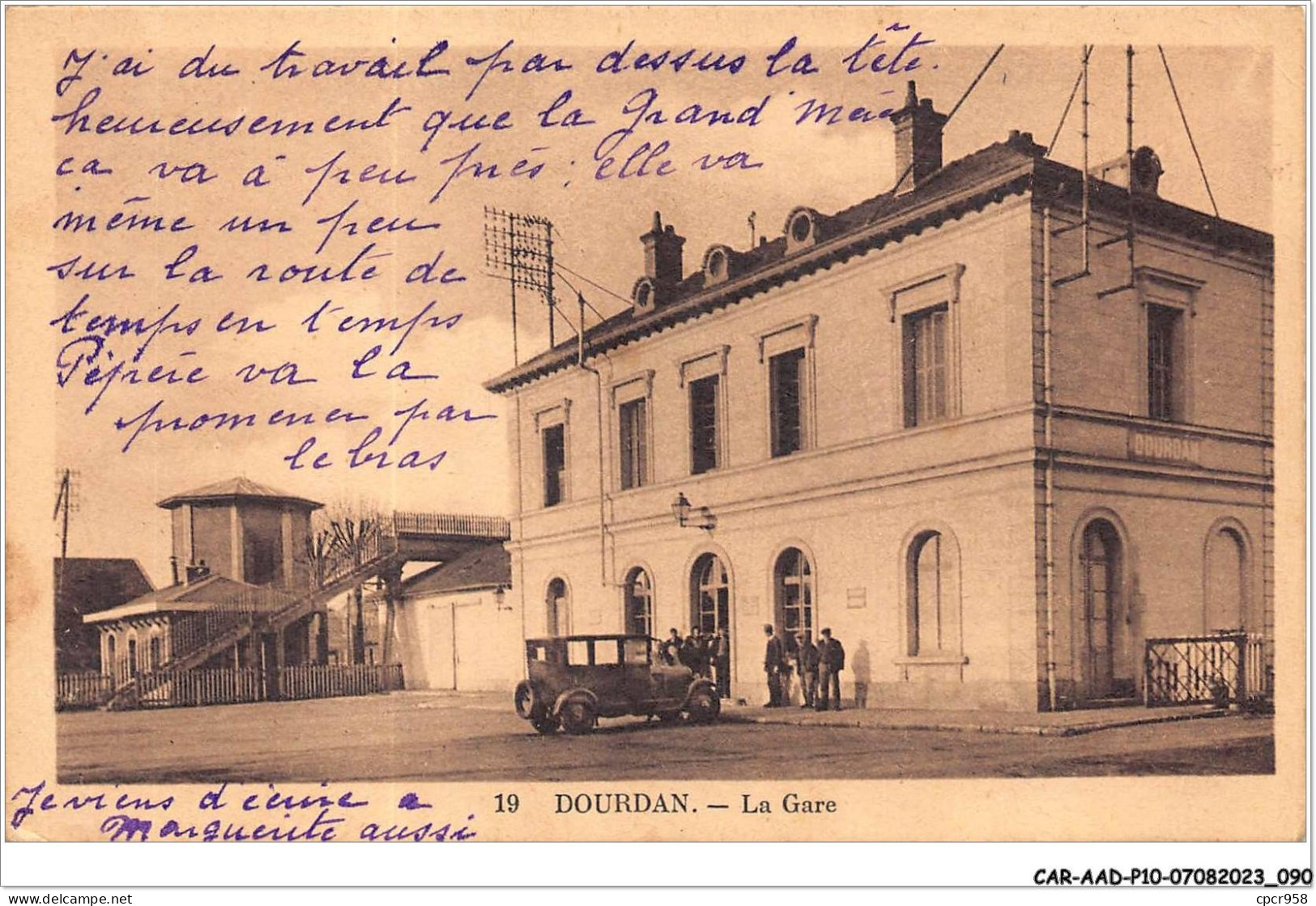 CAR-AADP10-91-0857 - DOURDAN - La Gare  - Dourdan