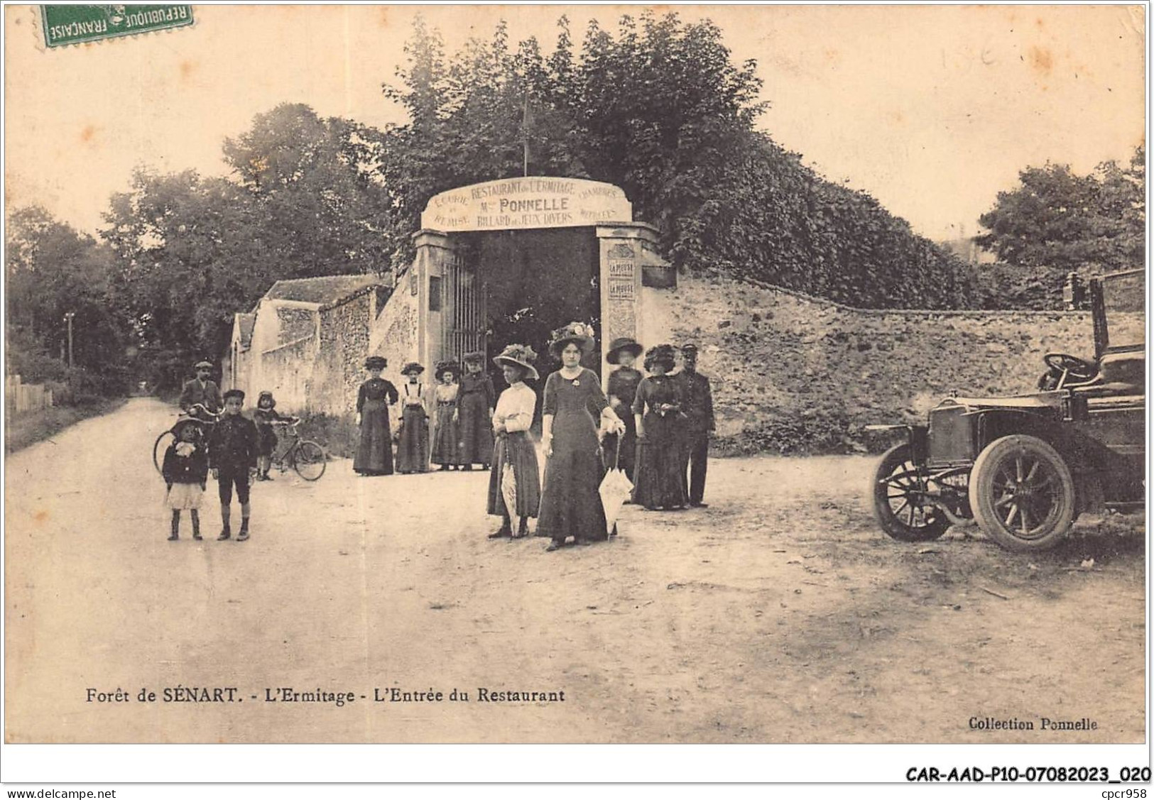 CAR-AADP10-91-0822 - Foret De SENART - L'ermitage - L'Entree Du Restaurant - Sénart