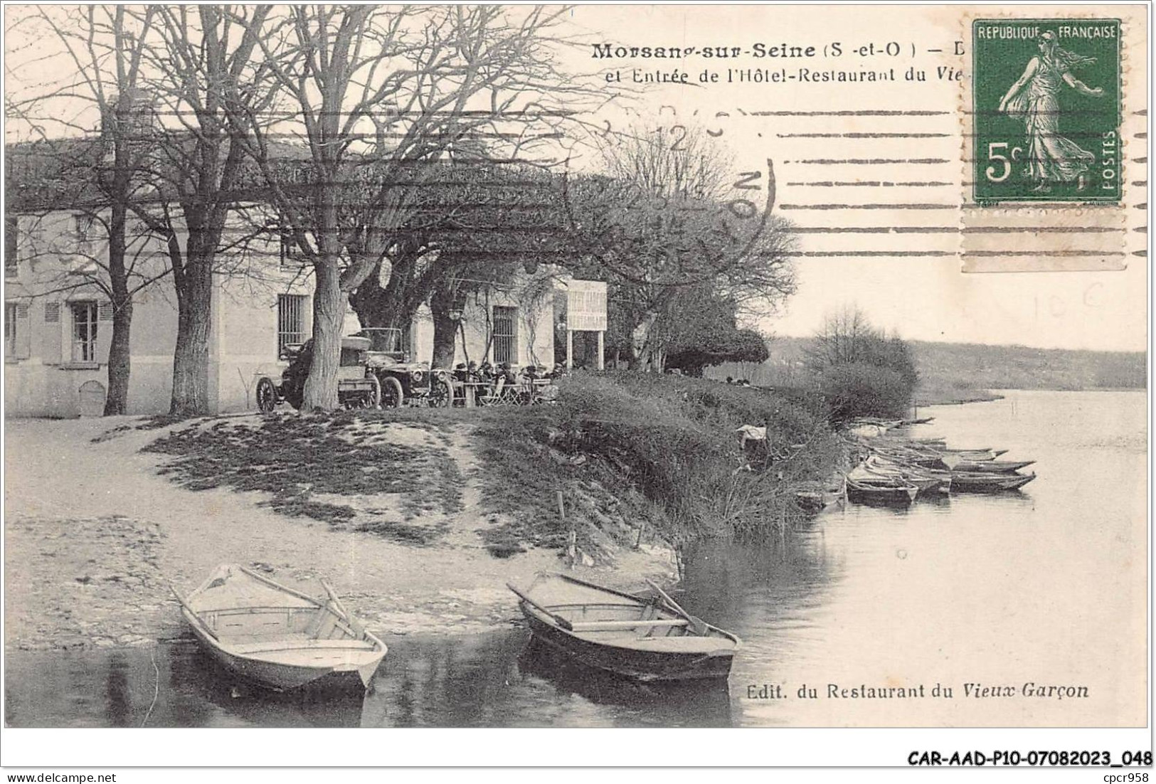 CAR-AADP10-91-0836 - MORSANG SUR SEINE - Entrée De Hotel Restaurant  - Morsang Sur Orge