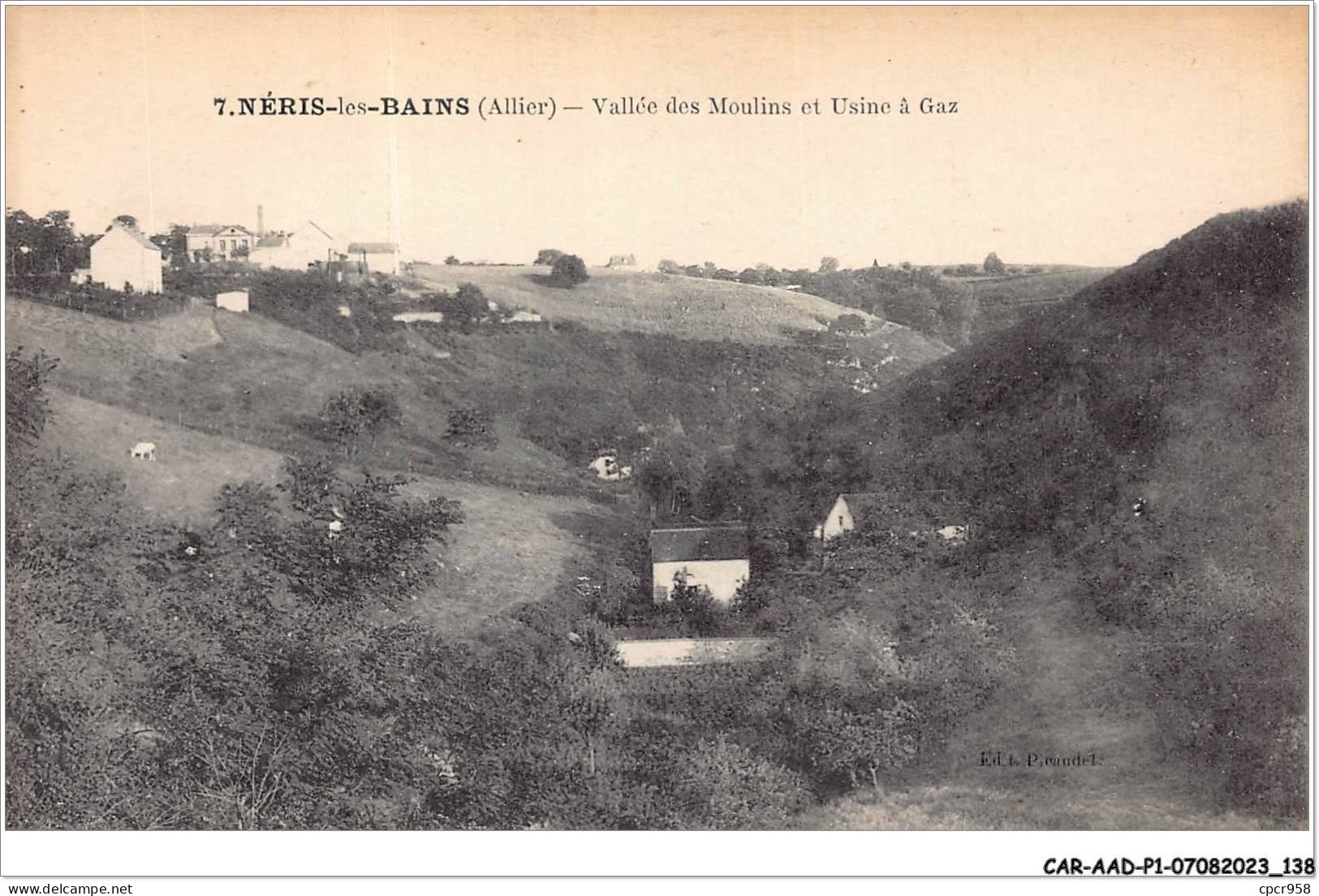 CAR-AADP1-03-0070 - NERIS LES BAINS - Vallée Des Moulins Et Usine A Gaz - Neris Les Bains