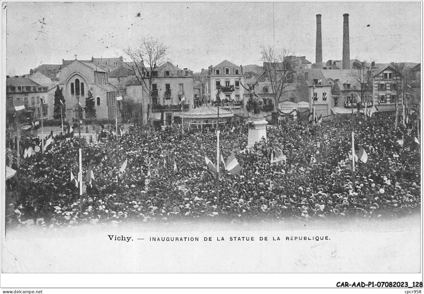 CAR-AADP1-03-0065 - VICHY - Inauguration De La Statue De La Republique  - Vichy